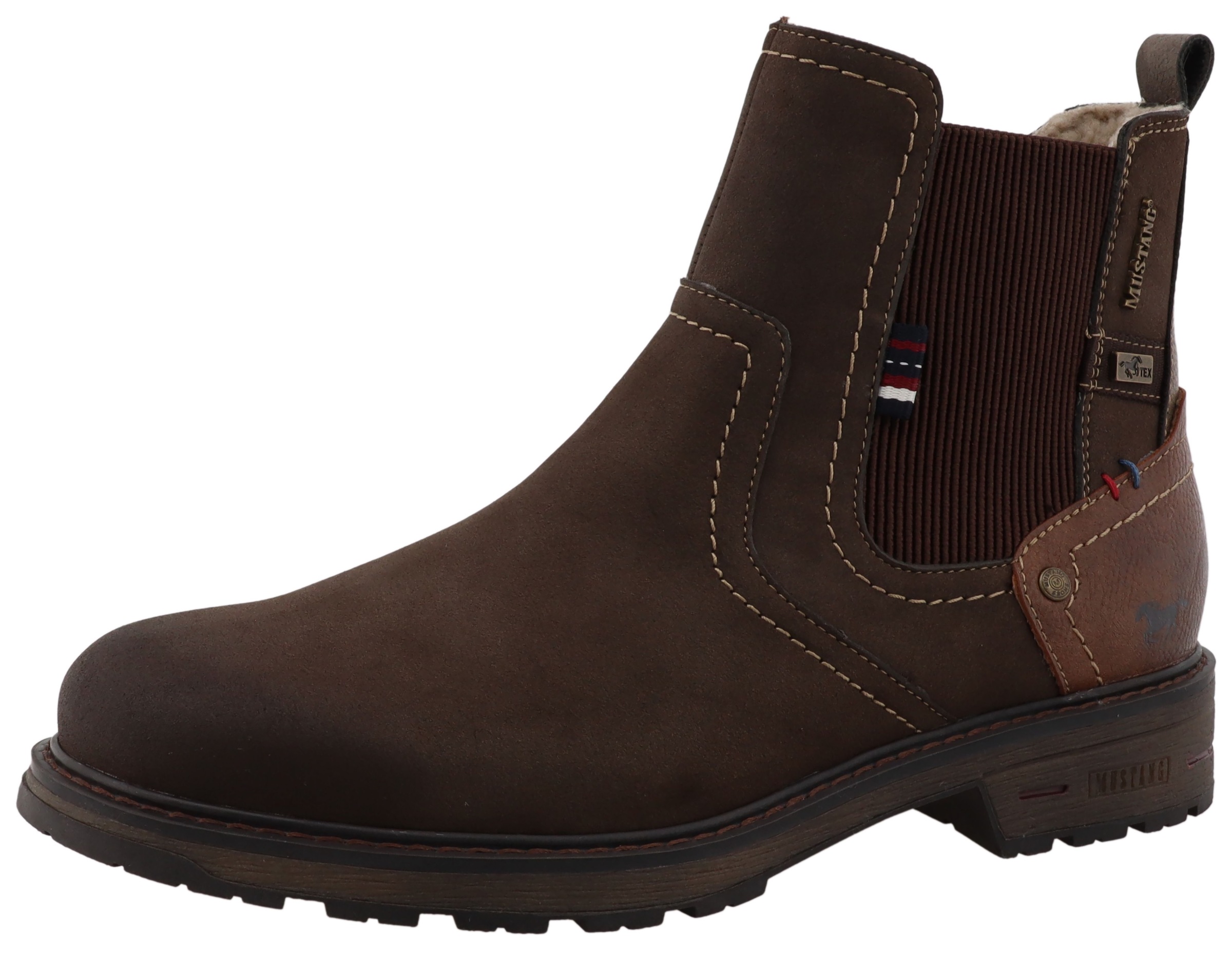 Mustang Shoes Chelseaboots "Marian" Stiefelette, Boots mit Warmfutter günstig online kaufen