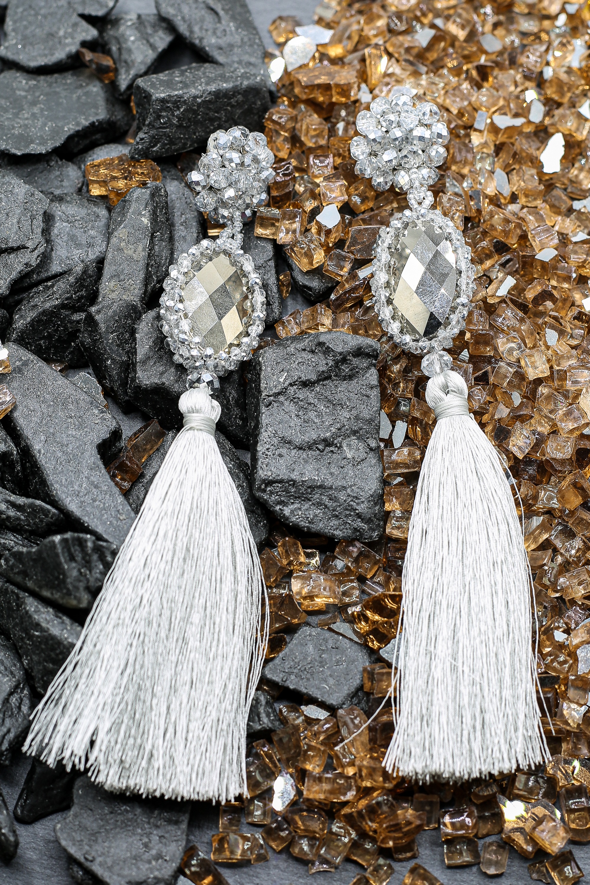 Thumbnail - COLLEZIONE ALESSANDRO Paar Ohrclips "Quaste"