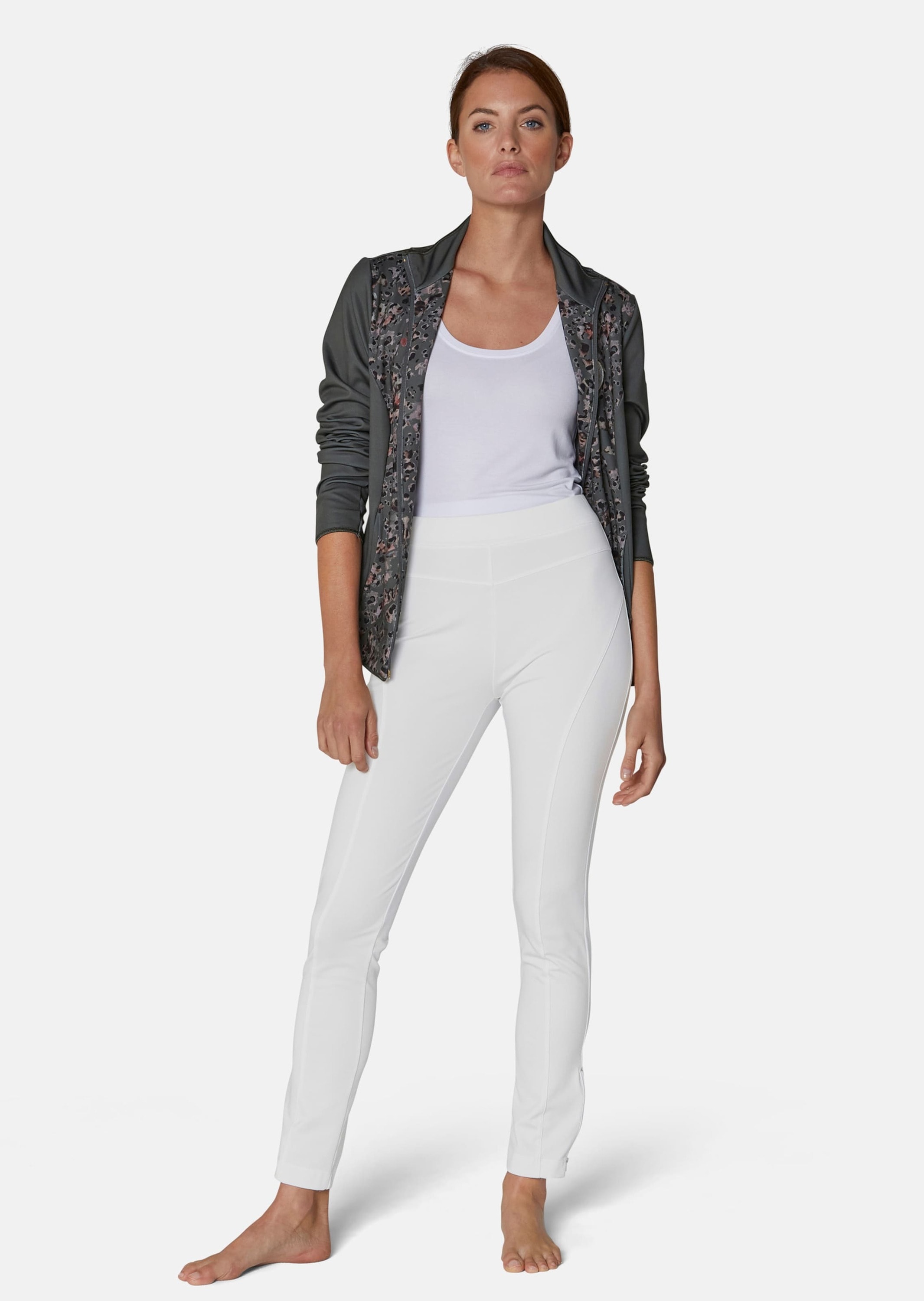MADELEINE Leggings "Leggings Leggings mit Saumzippern"
