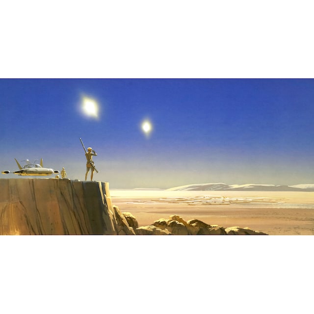 Komar Fototapete »Star Wars Classic RMQ Mos Eisley Edge«,  futuristisch-mehrfarbig-Weltall, 500x250 cm (Breite x Höhe) günstig | BAUR