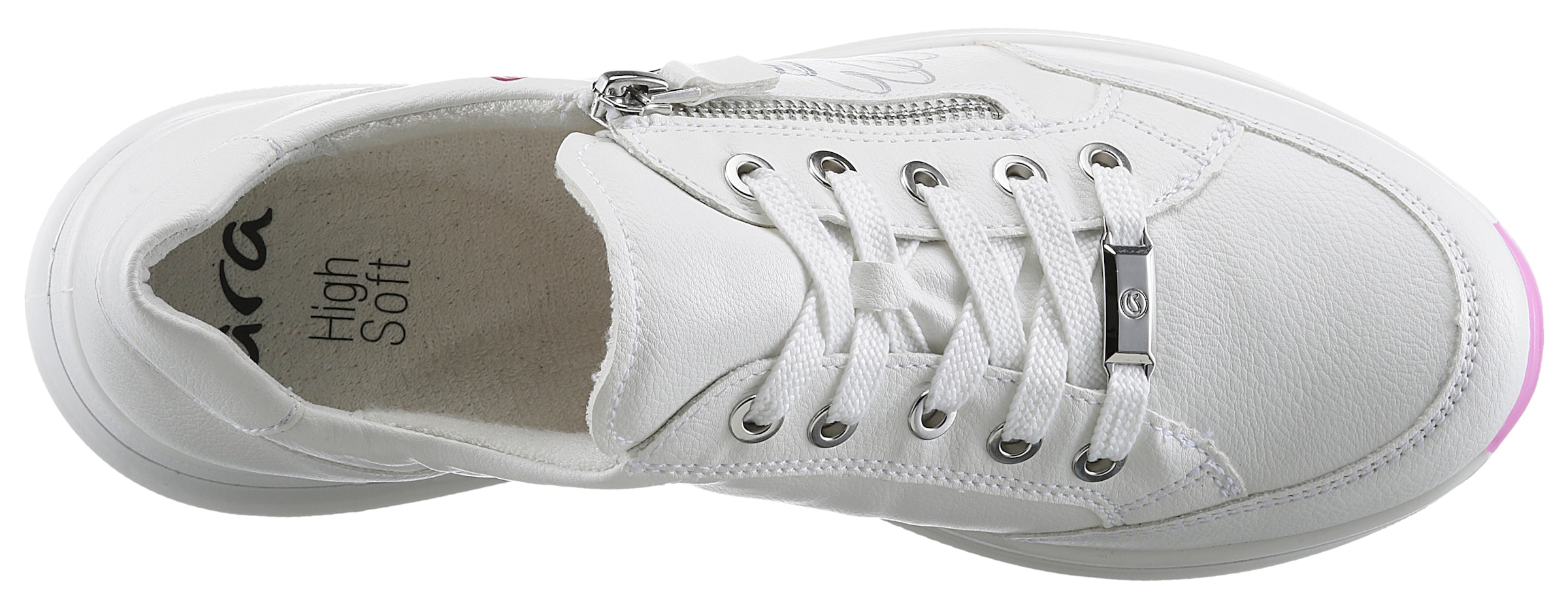 Ara Sneaker »OSAKA«, mit High Soft-Fußbett, H-Weite, Freizeitschuh, Halbschuh, Schnürschuh