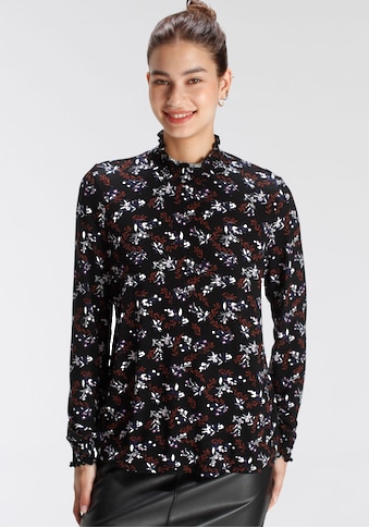 Blusenshirt, mit elegantem Blumenprint