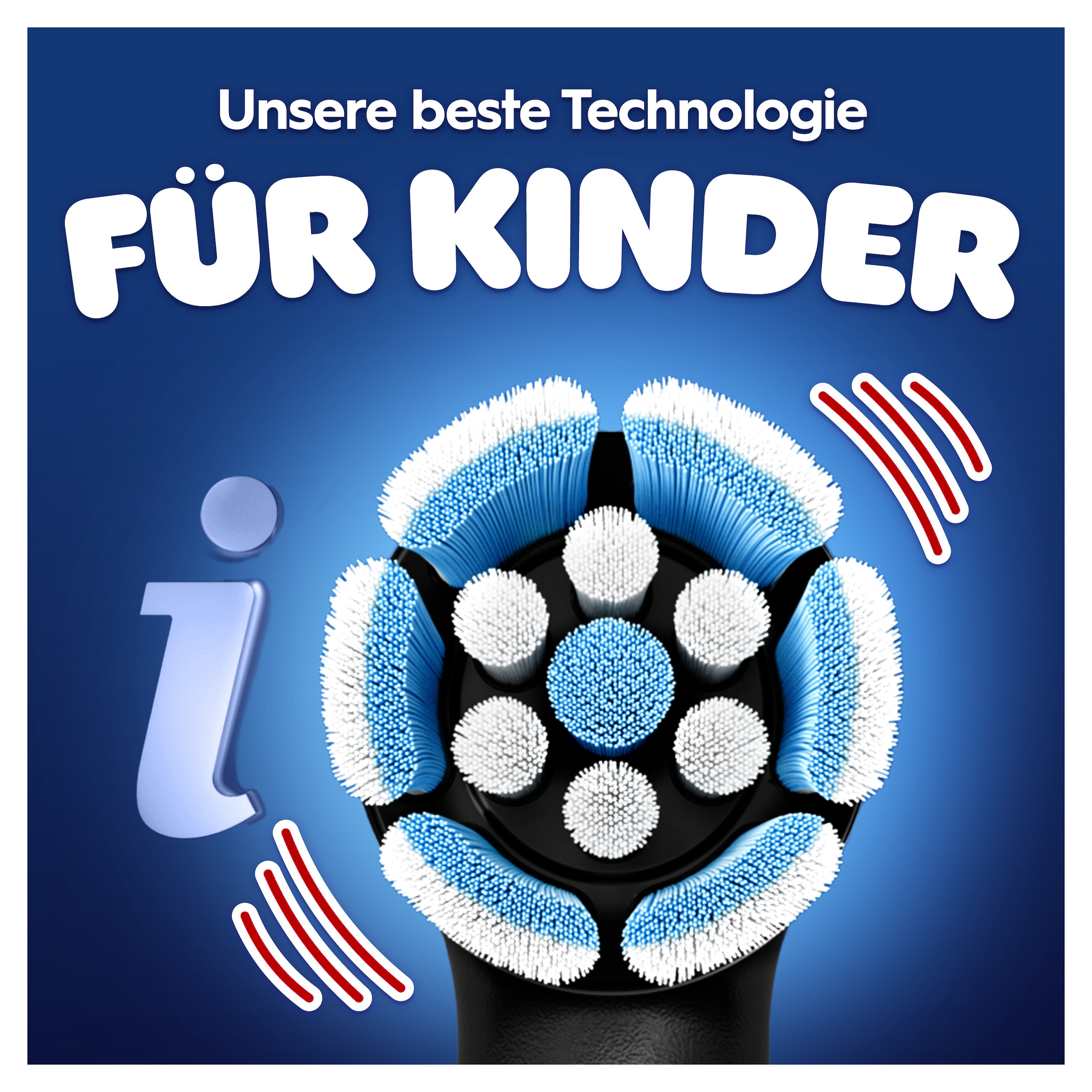 Oral-B Elektrische Kinderzahnbürste »iO Kids 6+ Spiderman« 1 Stk. Aufsteckbürsten 1 Reise-Etui, Musik-Timer, 3 Modi, ab 6 Jahren