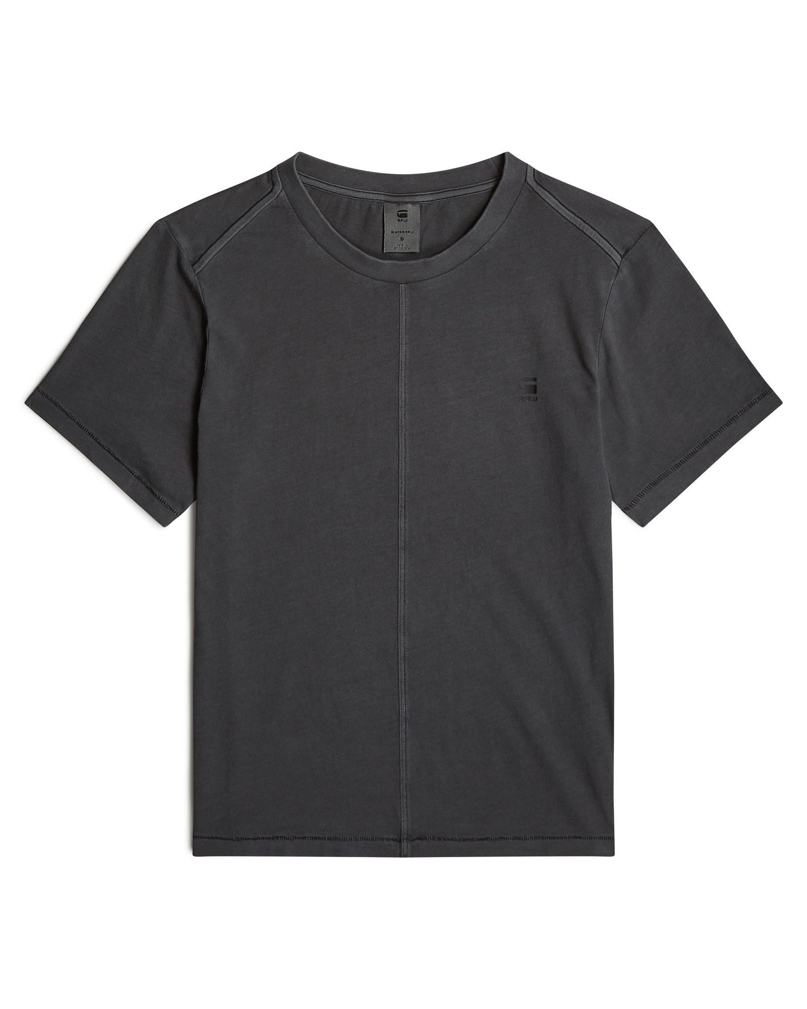 G-STAR T-Shirt »Overdyed Front Seam Top«