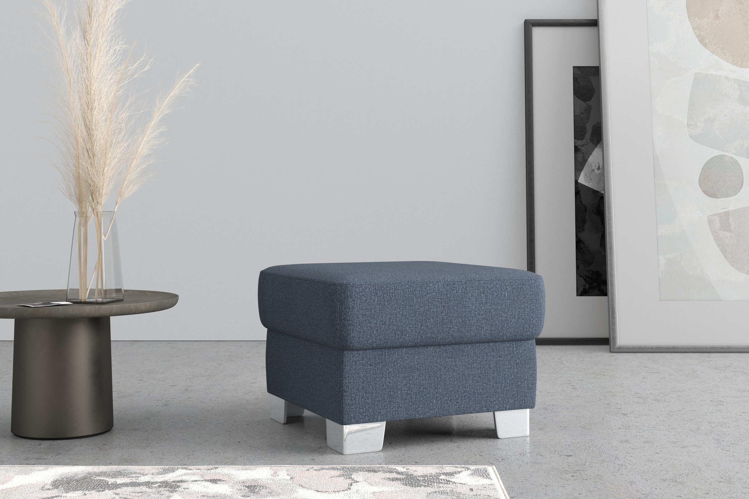 DOMO collection Hocker »Anzio«, wahlweise mit Federkern