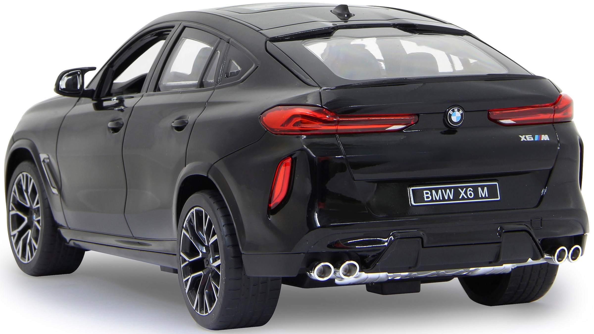 Jamara RC-Auto »Deluxe Cars, BMW X6 M 1:14, schwarz - 2,4 GHz«, mit LED-Lichtern