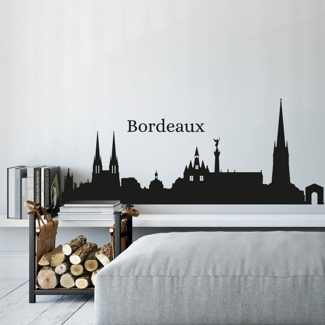 Wall-Art Wandtattoo »Stadt BAUR | Skyline (1 St.) kaufen 120cm«, Bordeaux
