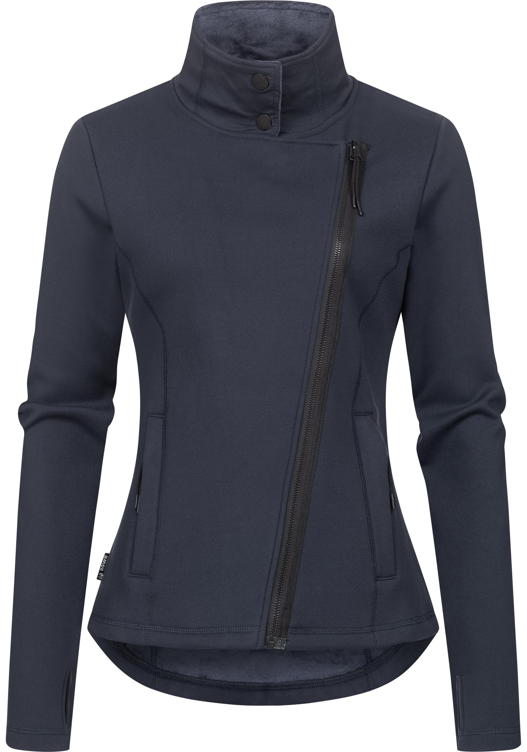 Ragwear Sweatjacke »Saskie«, Modische Damen Kapuzenjacke mit kuschlig weichem Innenfutter