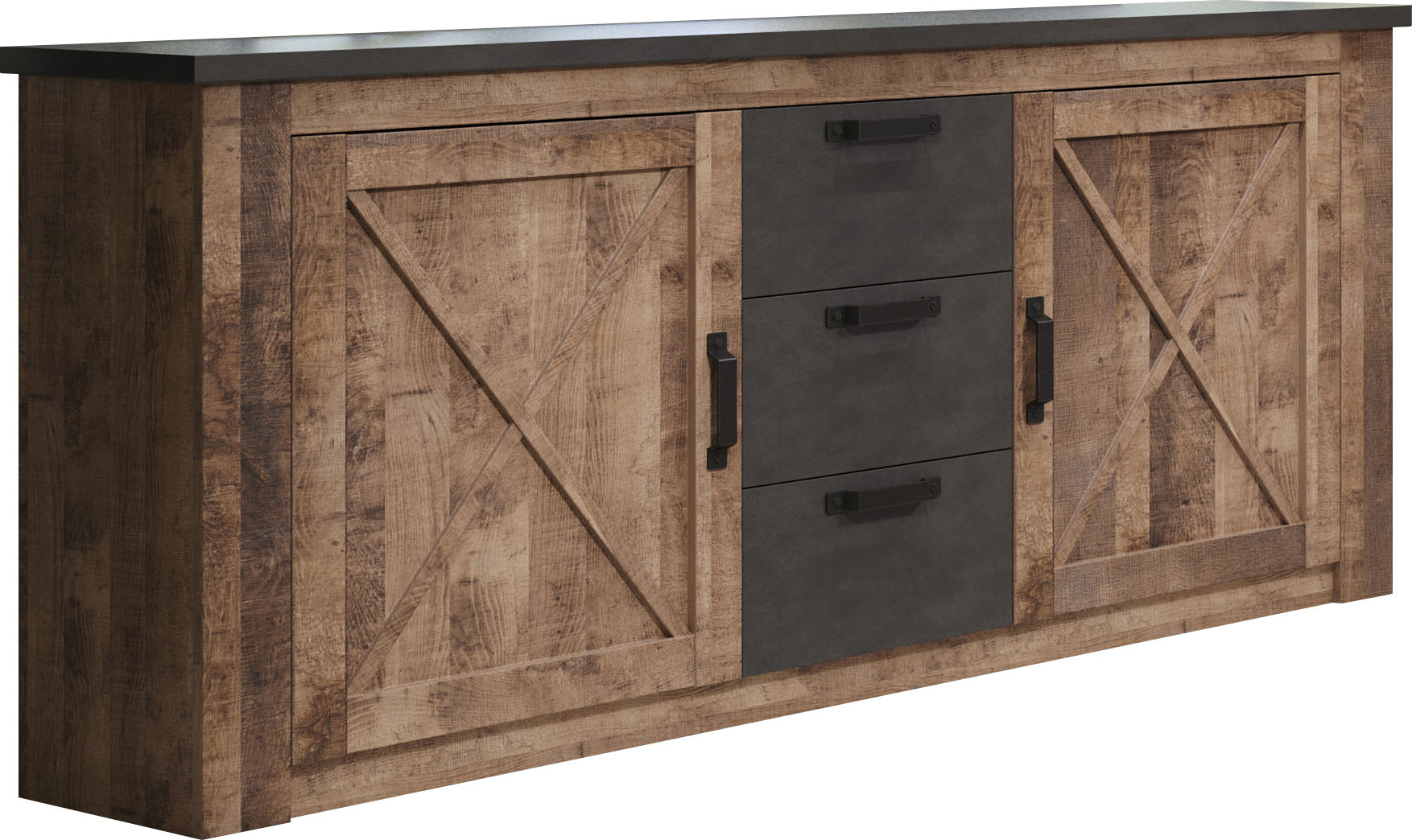 Sideboard »Georgia«, Diagonale Sprossen