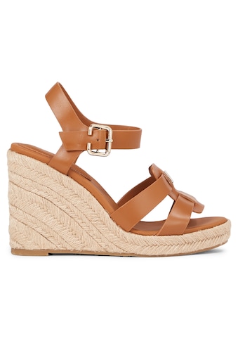 Keilsandalette »ESPADRILLE HIGH WEDGE LEATHER«