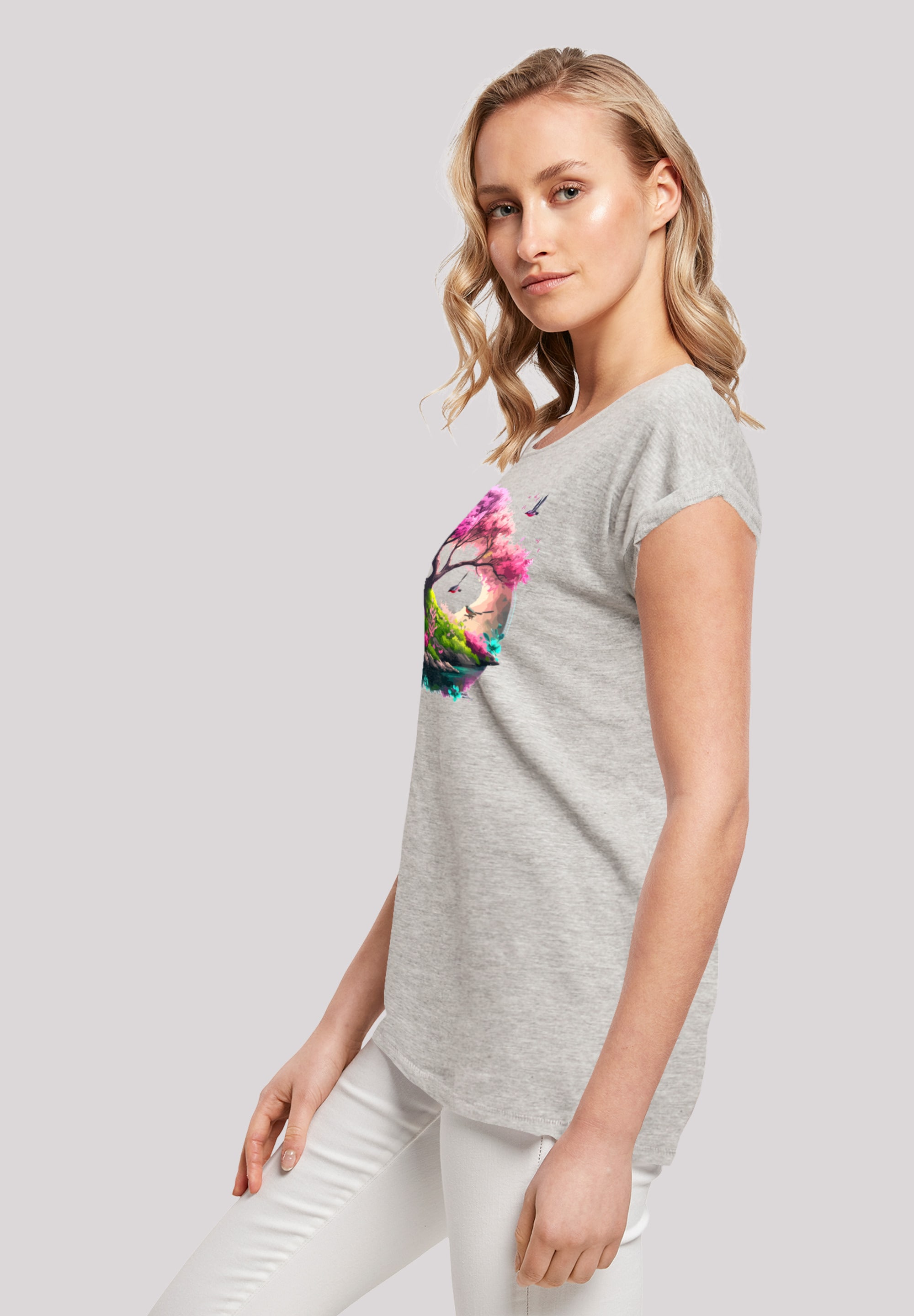 Baum«, T-Shirt »Kirschblüten BAUR bestellen online Print F4NT4STIC |