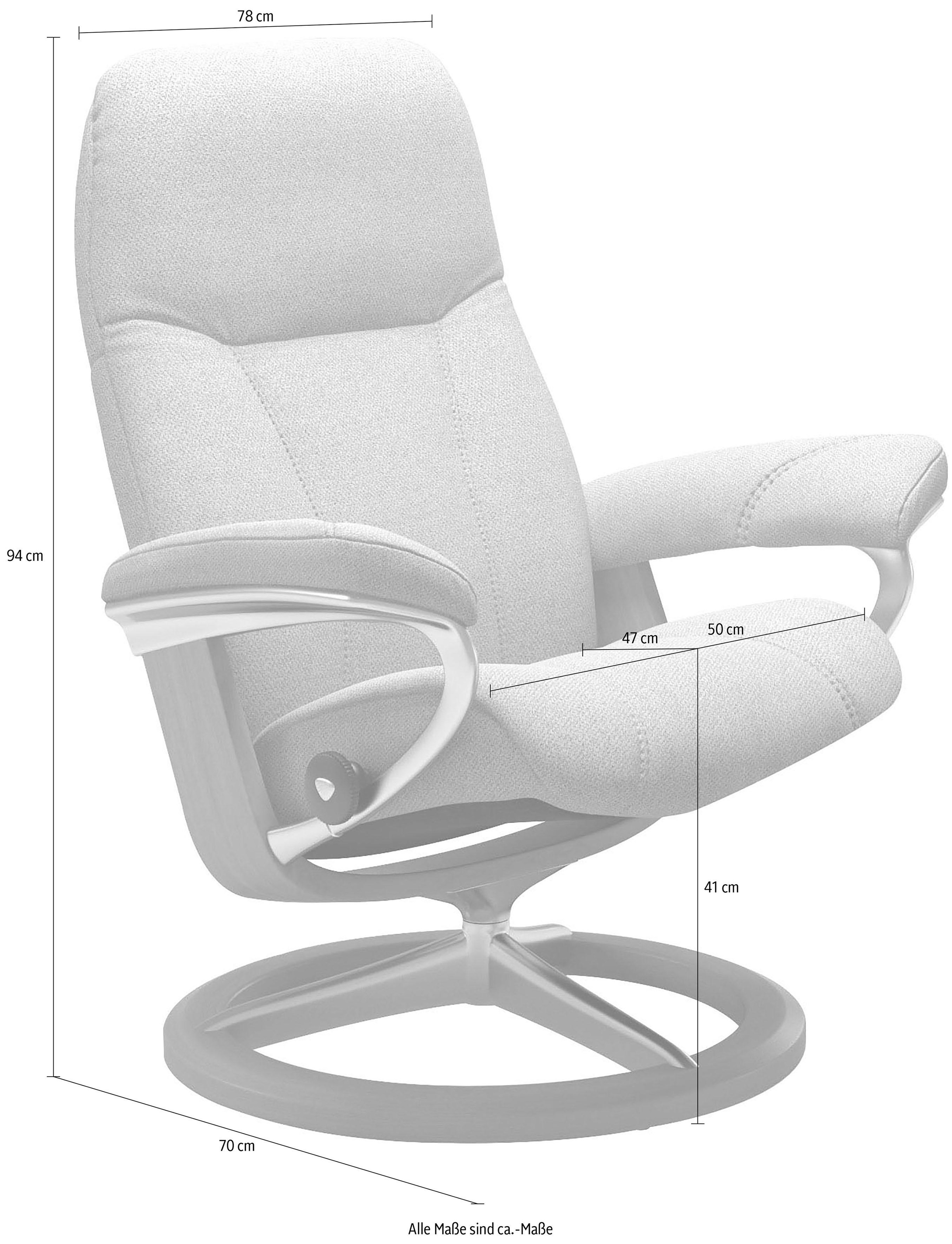 Stressless® Relaxsessel »Consul«, mit Signature Base, Größe S, Gestell Eiche