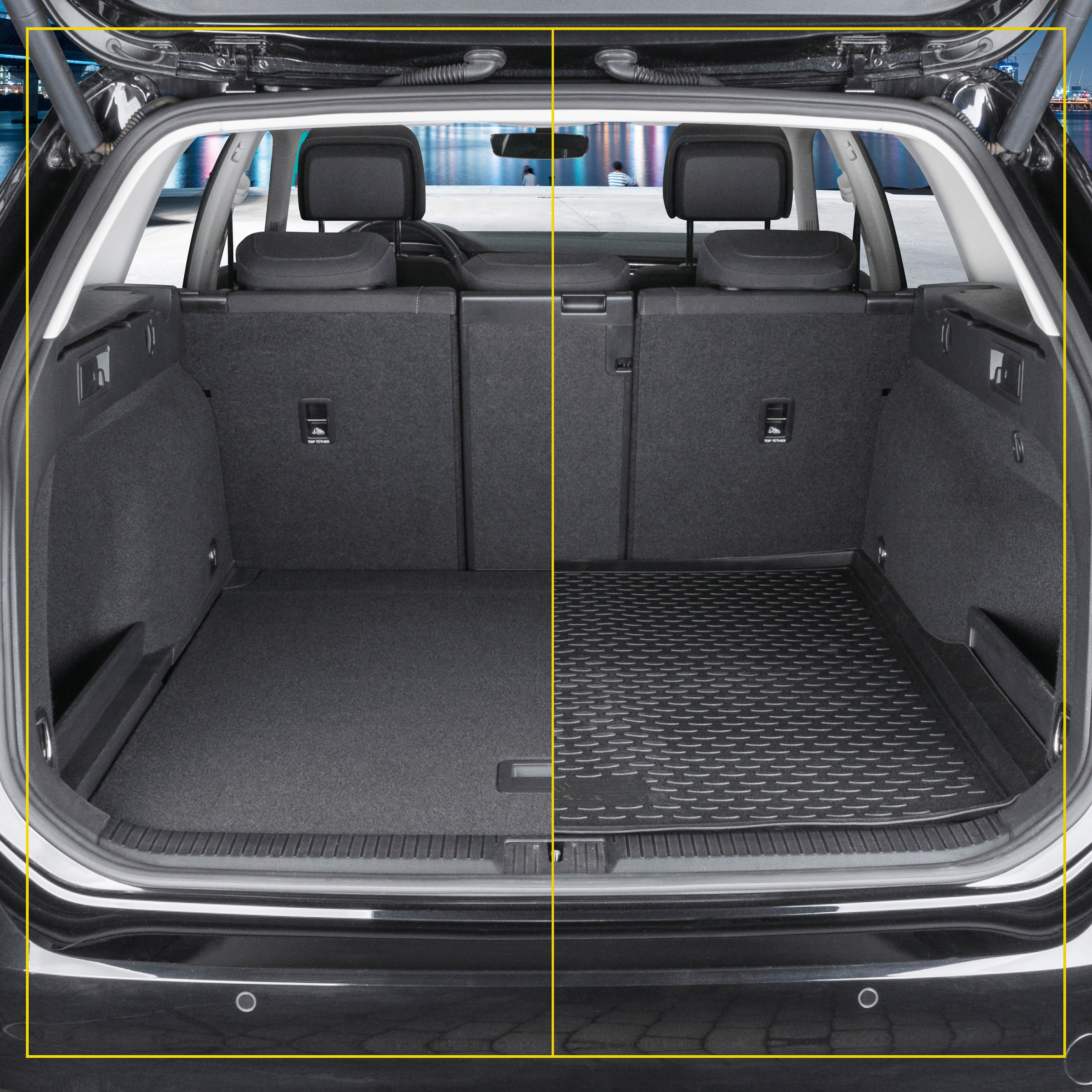 WALSER Passform-Fußmatten 2004 2 (4 BMW 2 bestellen St., Stufenheck, Vordermatten, - (E90) »XTR«, Rückmatten), | für BMW, 3 3, 2012 BAUR