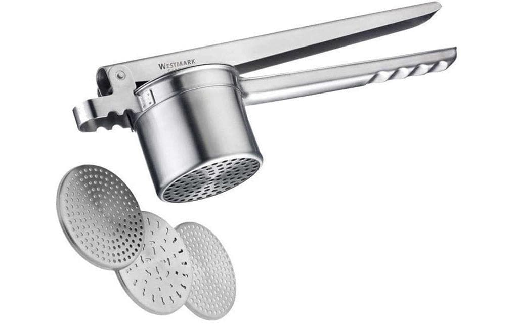 Westmark Silberfarben Kartoffelpresse "Quadro" Mit 4 Lochscheiben von Baur - Image 6