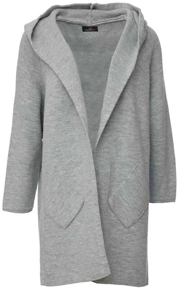 Zwillingsherz Strickjacke "Annabell" One Size, Kapuze, günstig online kaufen