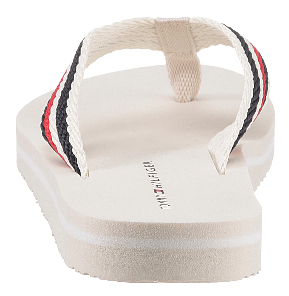 Tommy Hilfiger Zehentrenner "TOMMY ESSENTIAL COMFORT SANDAL", mit gestreift günstig online kaufen