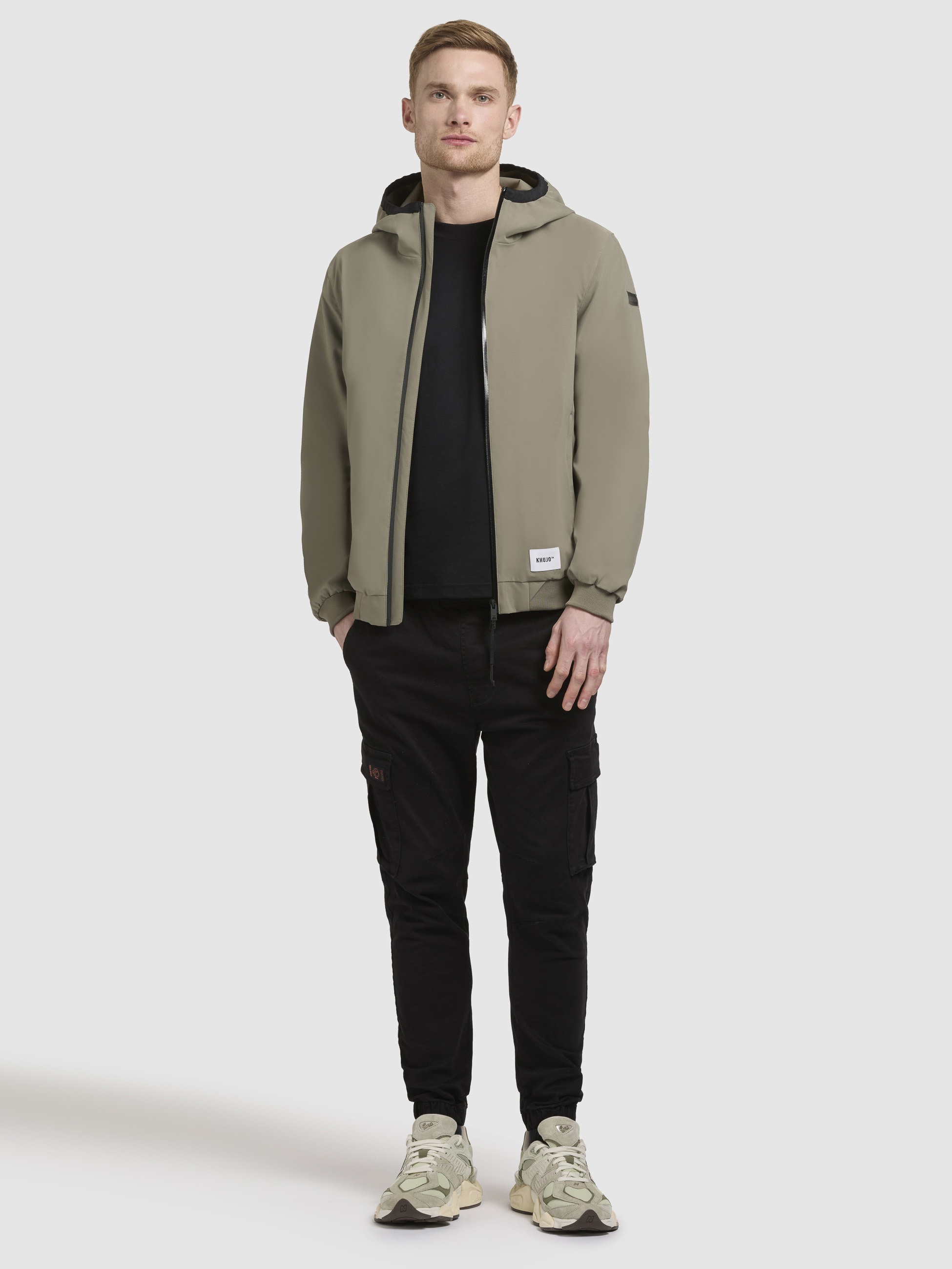khujo Anorak »LARM«, mit Kapuze