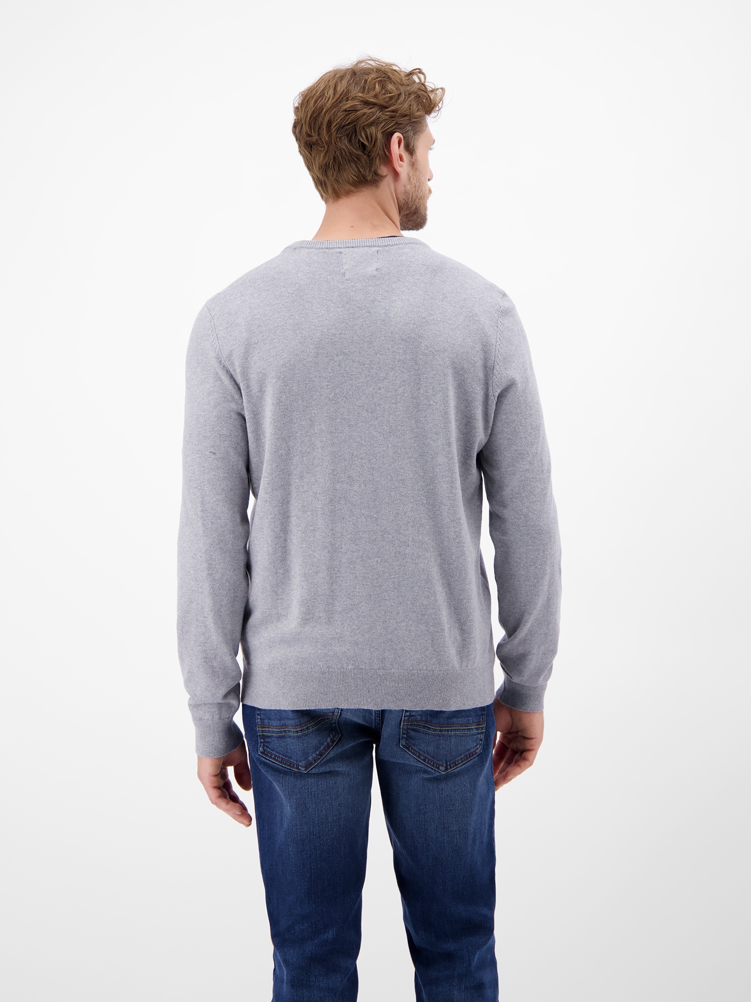 LERROS Strickpullover »LERROS Herren Basic Strickpullover«