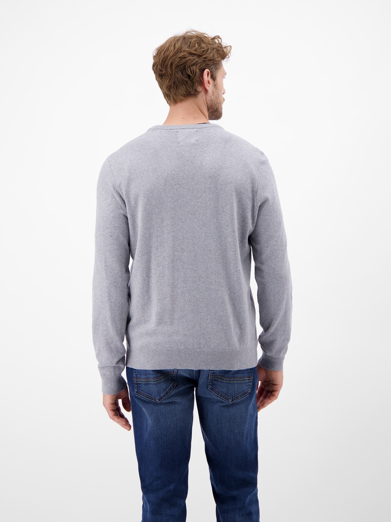 LERROS Strickpullover "LERROS Herren Basic Strickpullover" günstig online kaufen