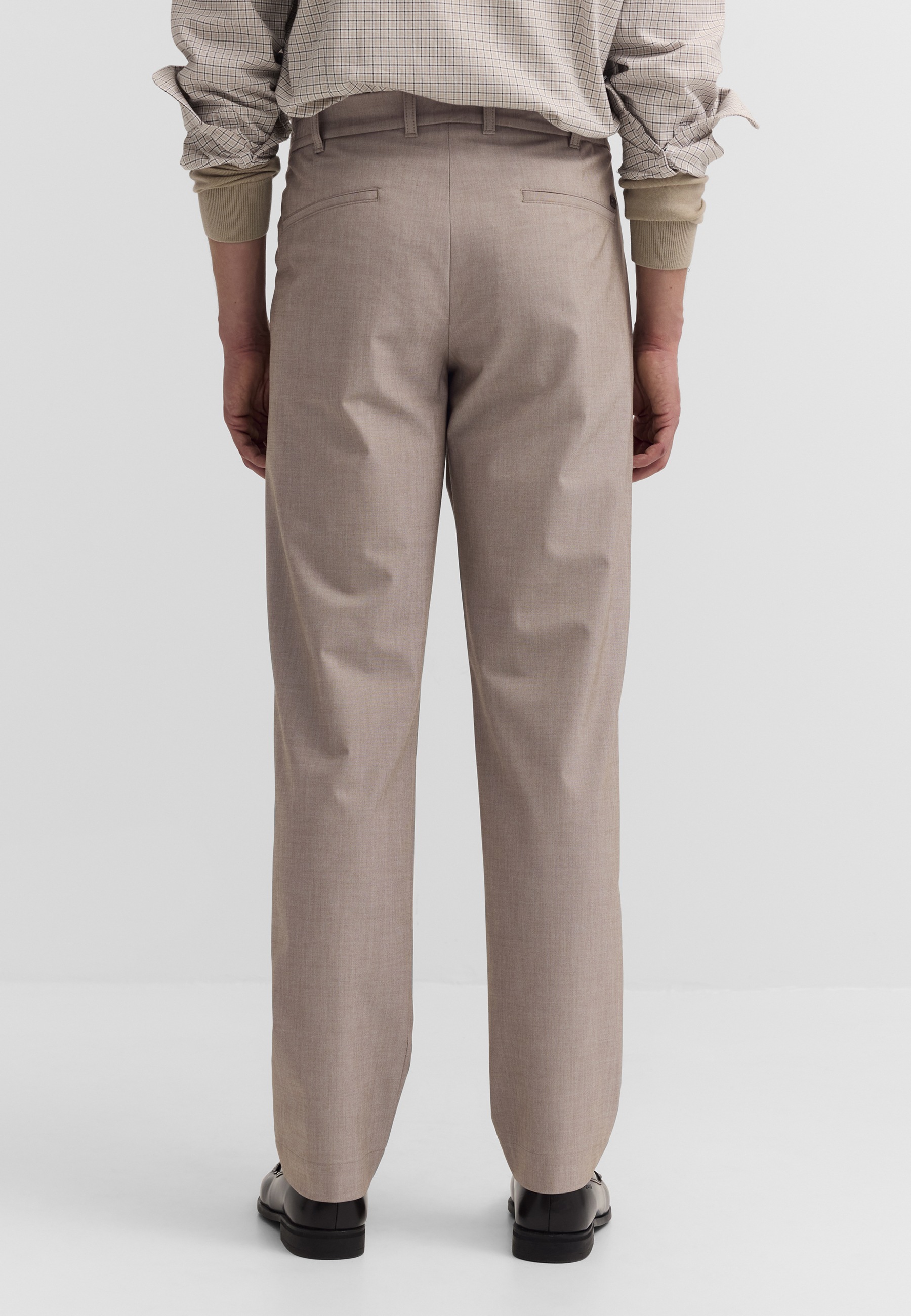 bugatti Chinohose »Tapered Fit«  Tapered Fit Wool Look 4-Way Stretch