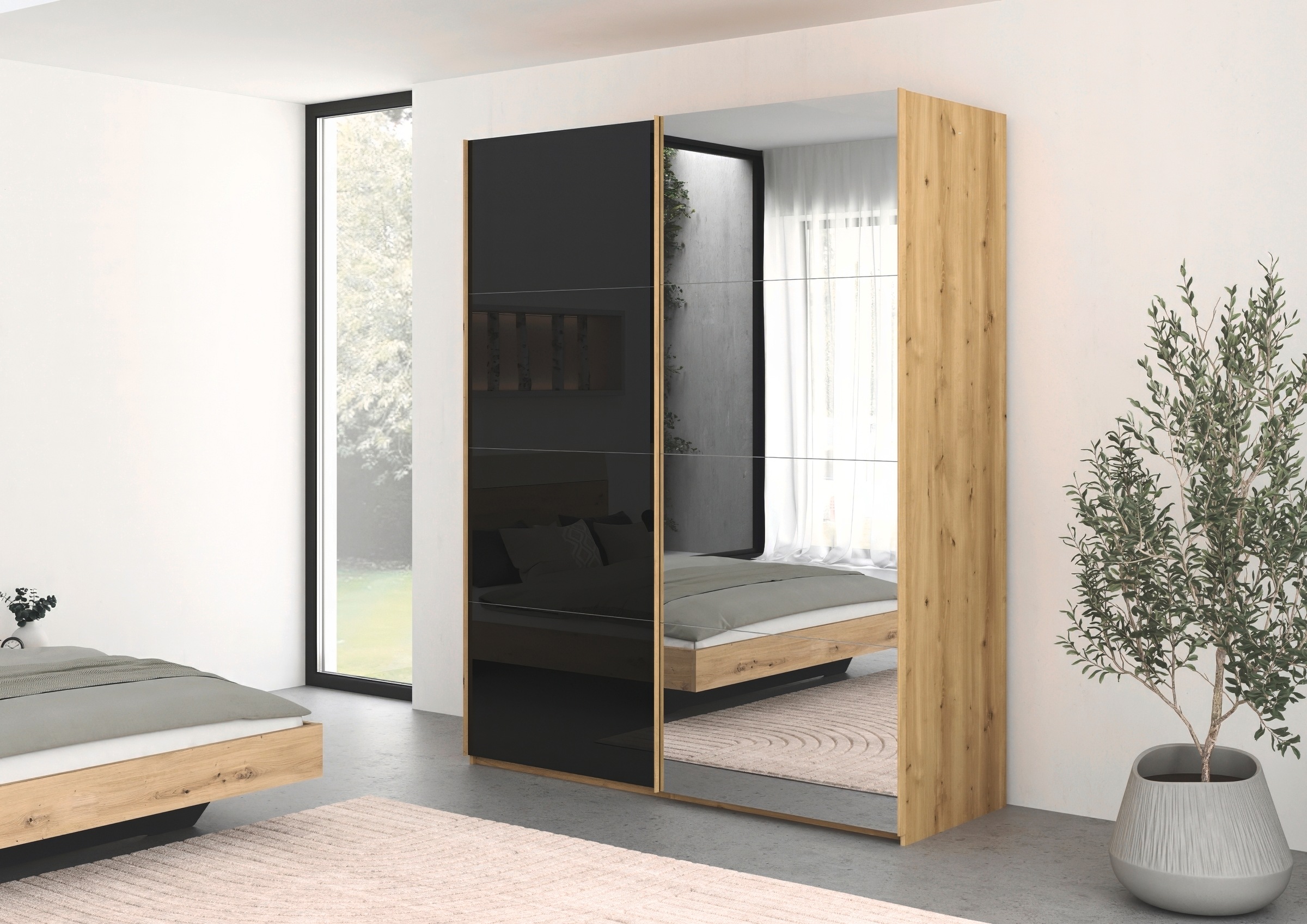 rauch Schwebetürenschrank "Kleiderschrank Schrank Garderobe Schlafzimmersch günstig online kaufen