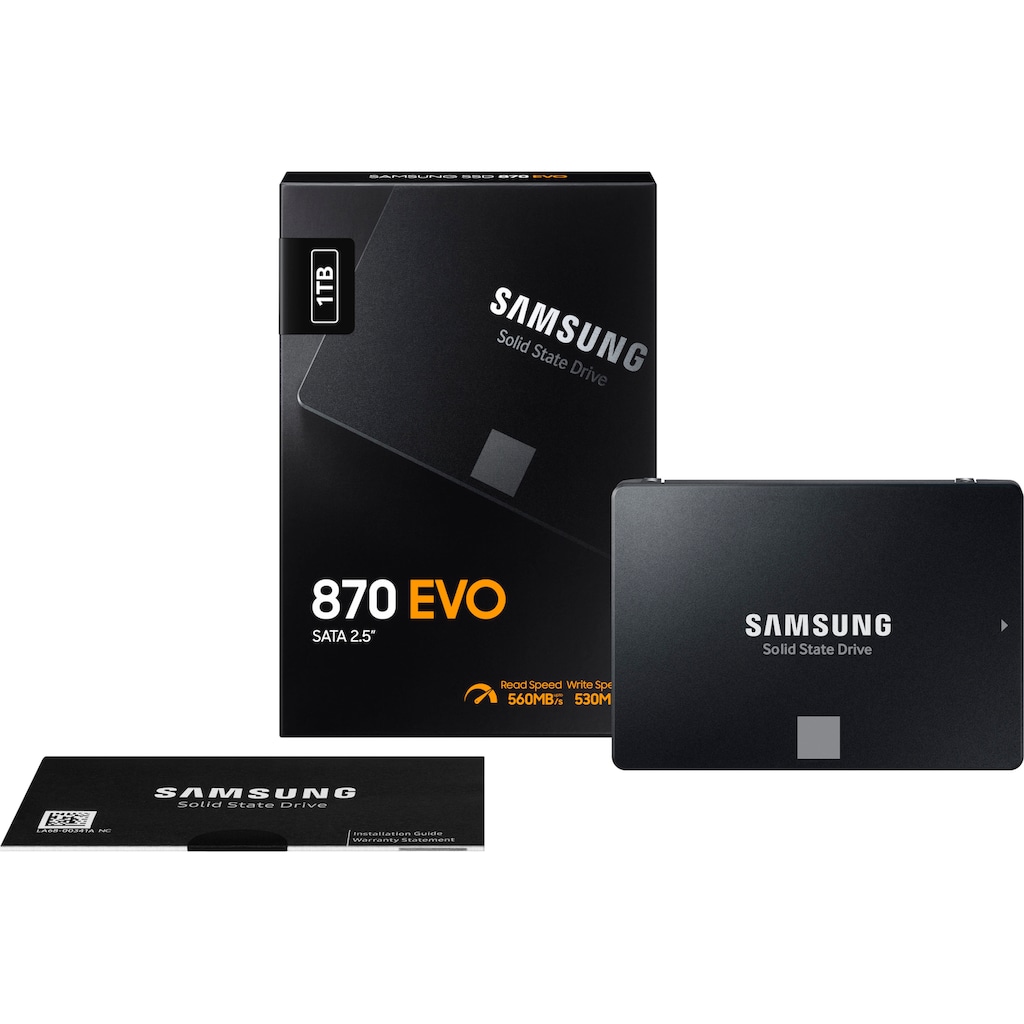 Samsung interne SSD »870 EVO«, 2,5 Zoll, Anschluss SATA III