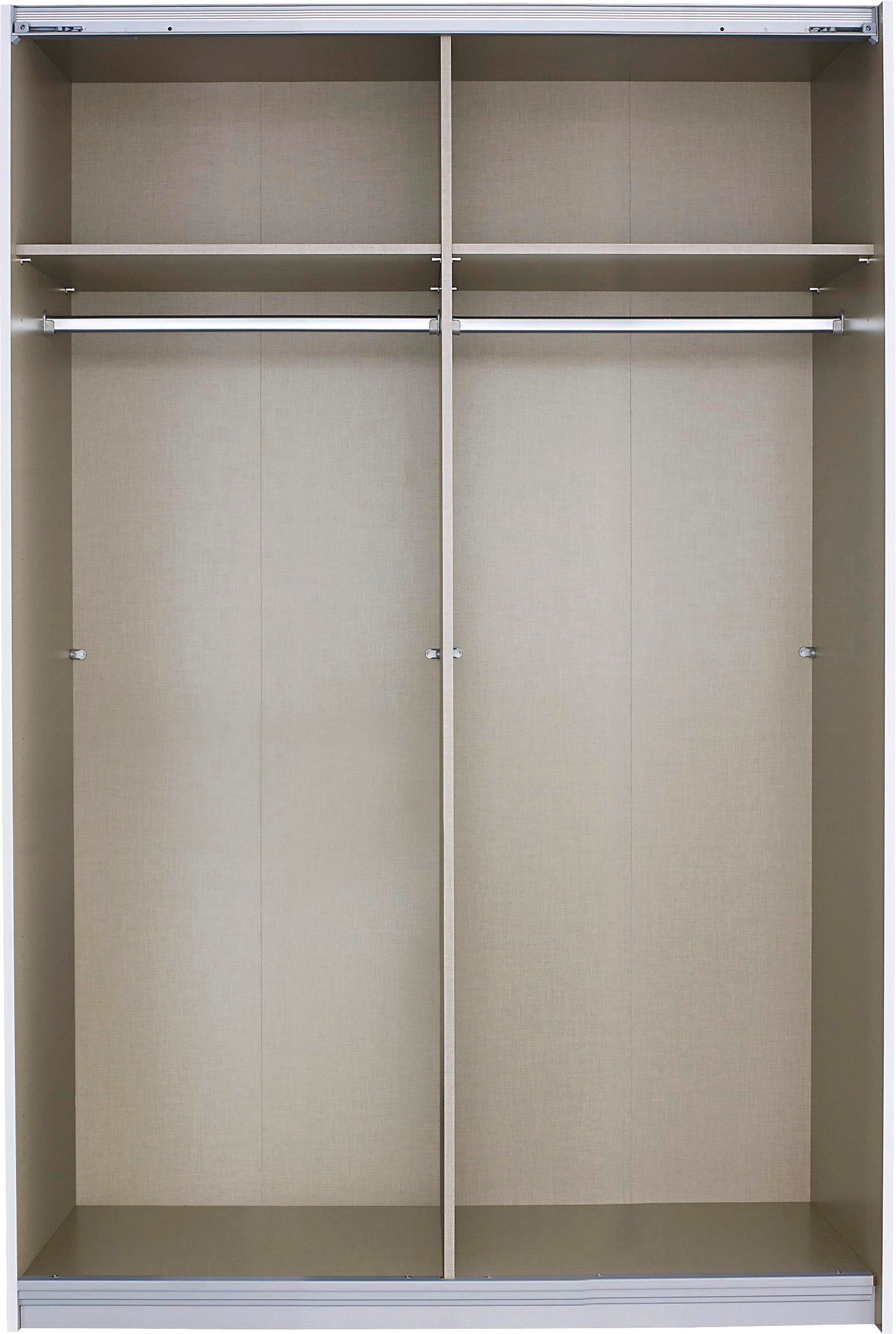 rauch Schwebetürenschrank »Quadra Bestseller Schlafzimmerschrank in vielen Breiten«, Kleiderschrank Garderobenschrank Schrank mit Glaselementen