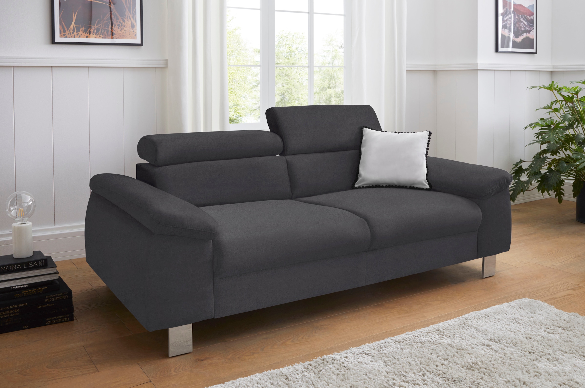 COTTA 3-Sitzer "Komaris, B: 193 cm" mit Kopfteilverstellung günstig online kaufen