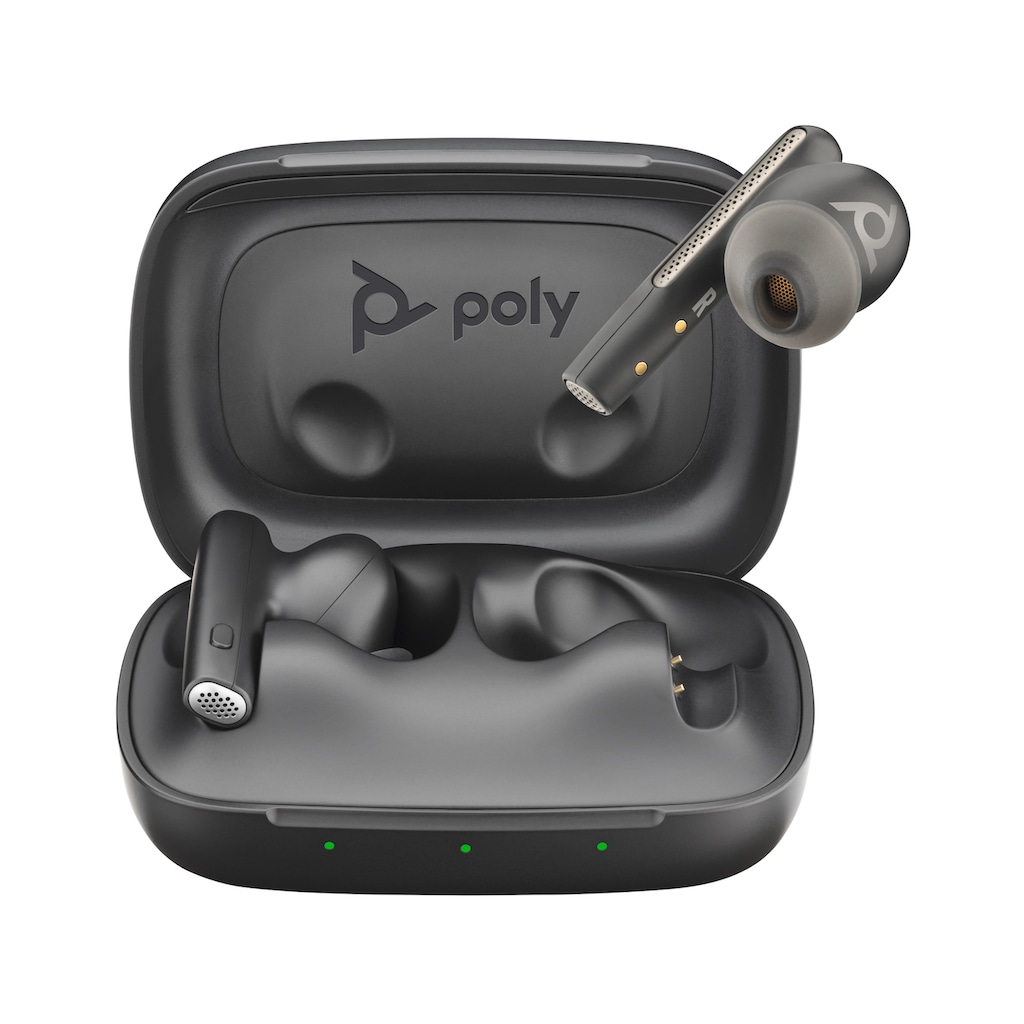 Poly Wireless-Headset »BT Headset Voyager Free 60 USB-C/A«, Bluetooth, Active Noise Cancelling (ANC)