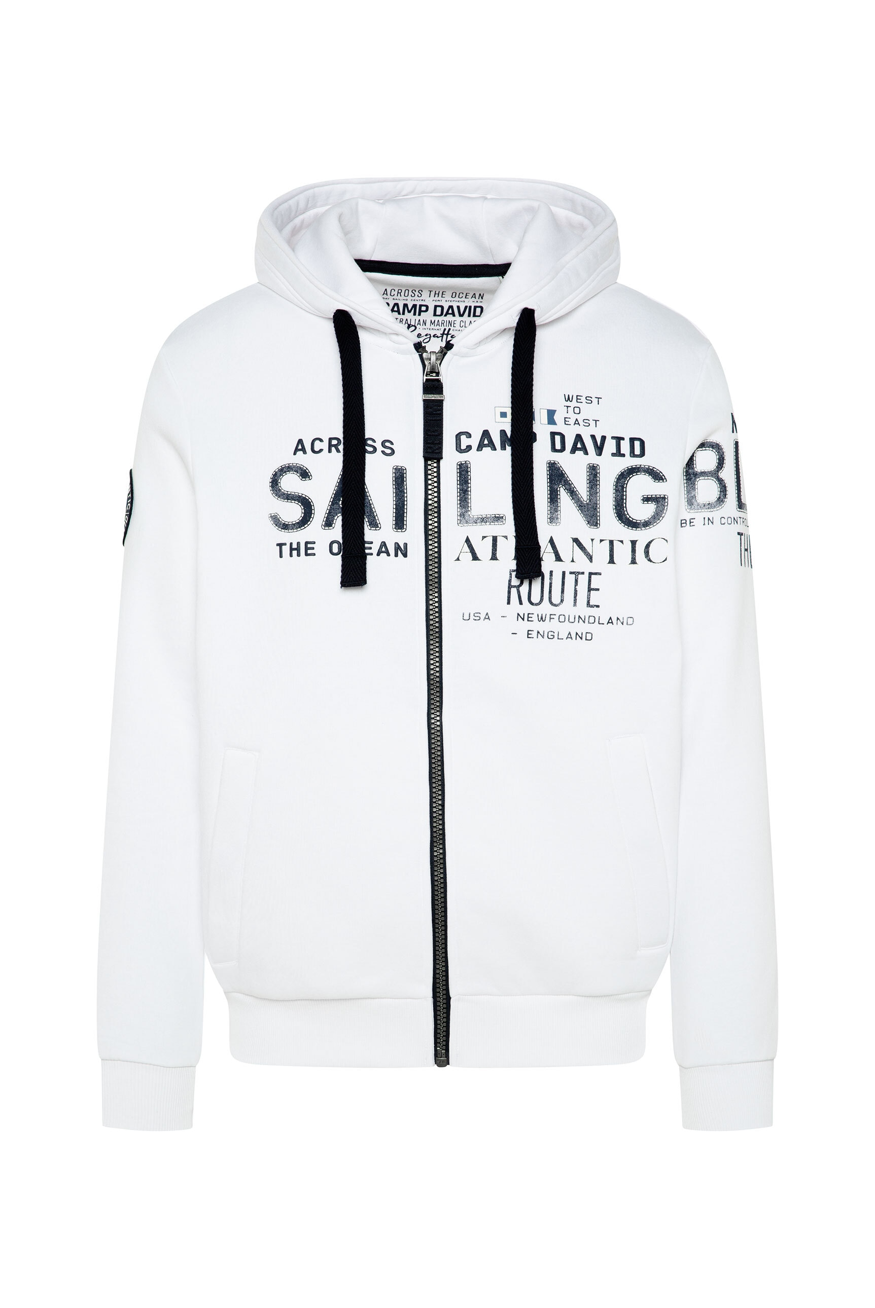 CAMP DAVID Kapuzensweatjacke, mit weicher Innenseite