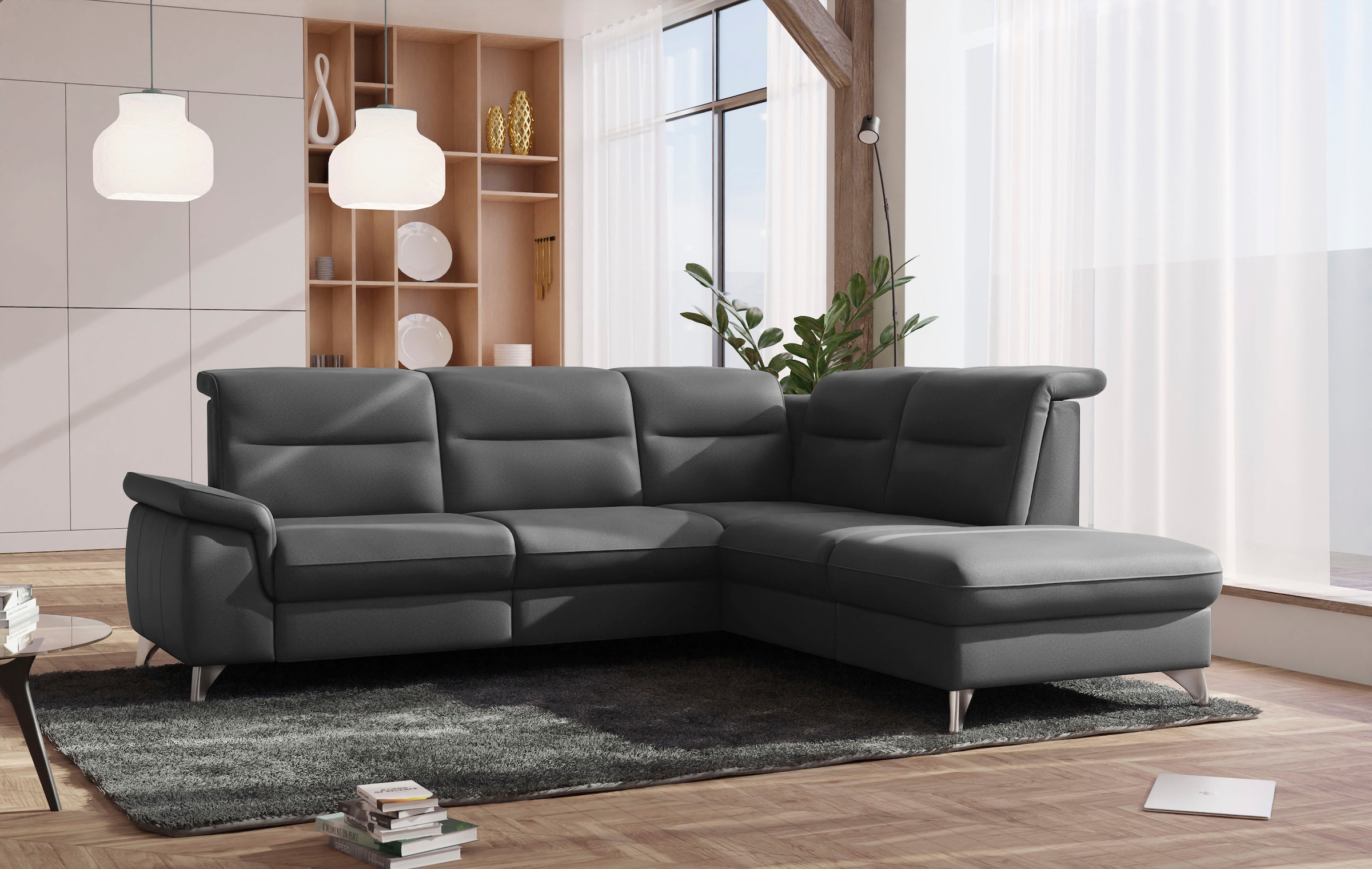 sit&more Ecksofa "Astoria L-Form", wahlweise mit motorischer Relaxfunktion günstig online kaufen