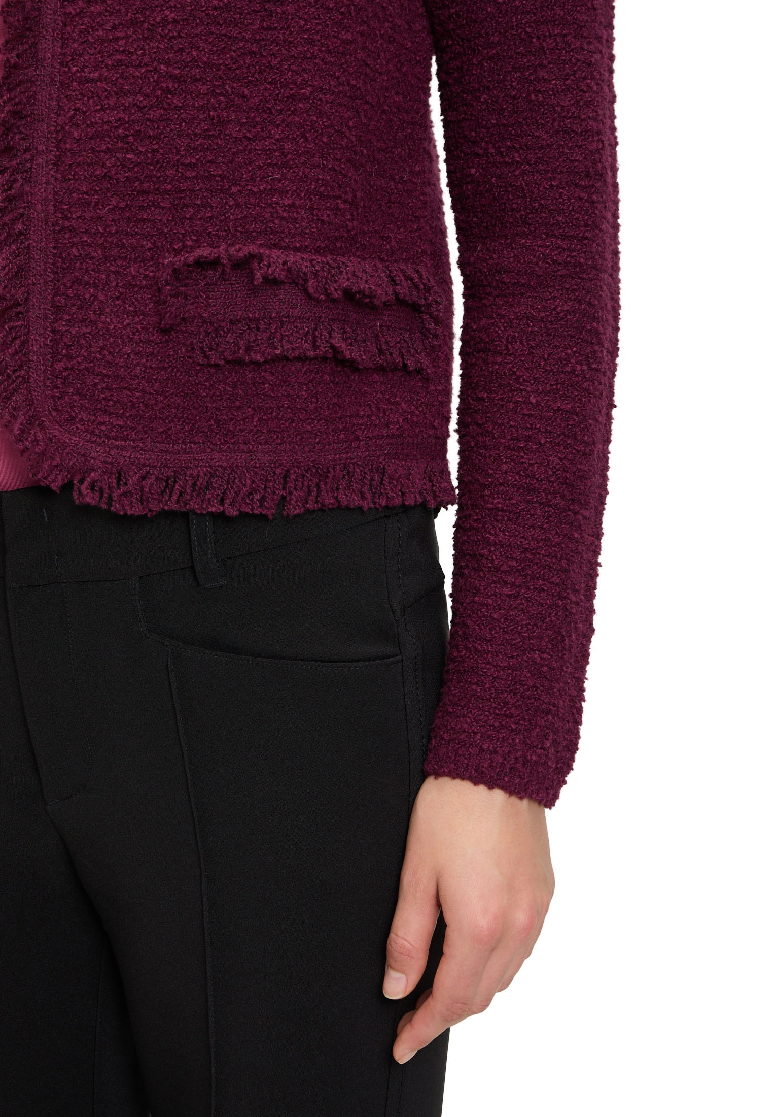 Cartoon Strickjacke »Cartoon Damen Strick-Cardigan mit Fransen«, Fransen