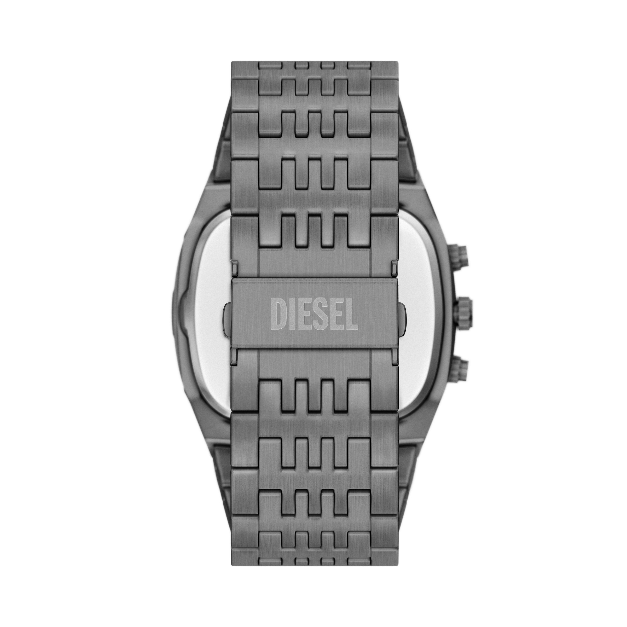 Diesel Chronograph »Spiked Cushion« Quarzuhr, Armbanduhr, Edelstahlarmband, analog, Stoppfunktion