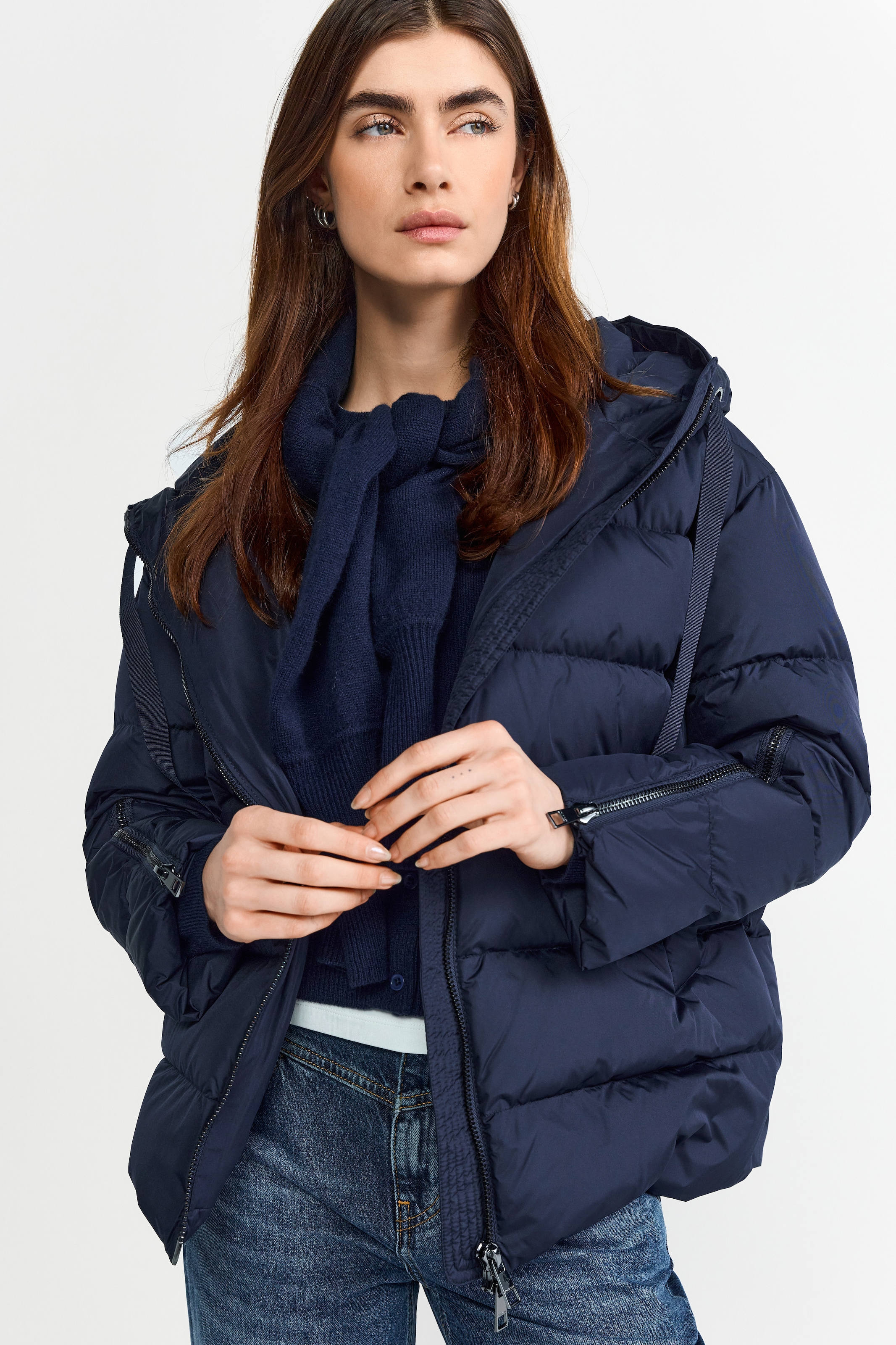 RICHROYAL Steppjacke, mit Kapuze, oversized, 2-Wege-Reißverschluss, Winterj günstig online kaufen