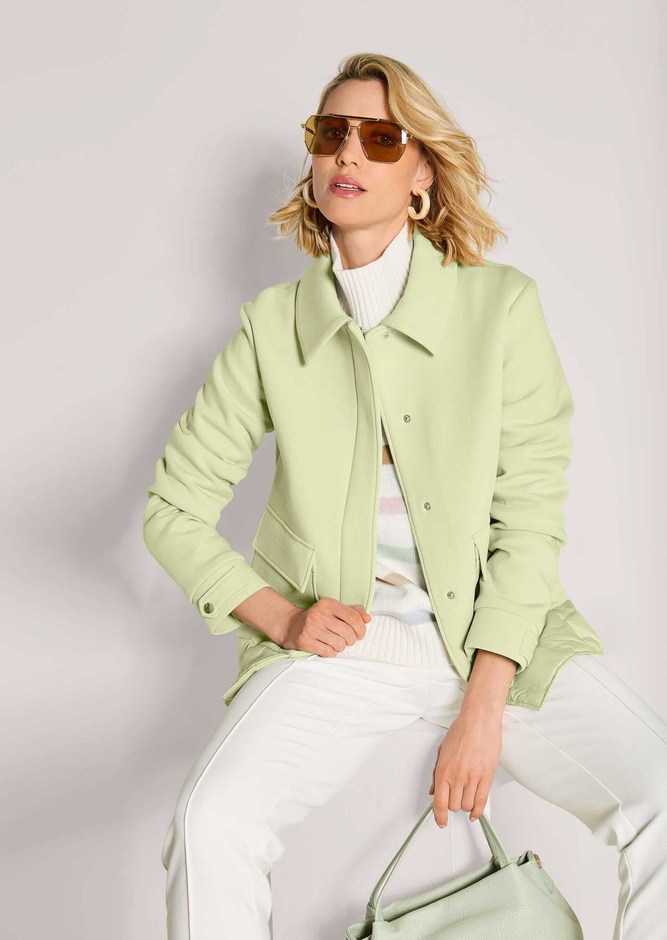 MADELEINE Kurzjacke »Scuba-Jacke Kurzjacke mit Druckknopfverschluss«