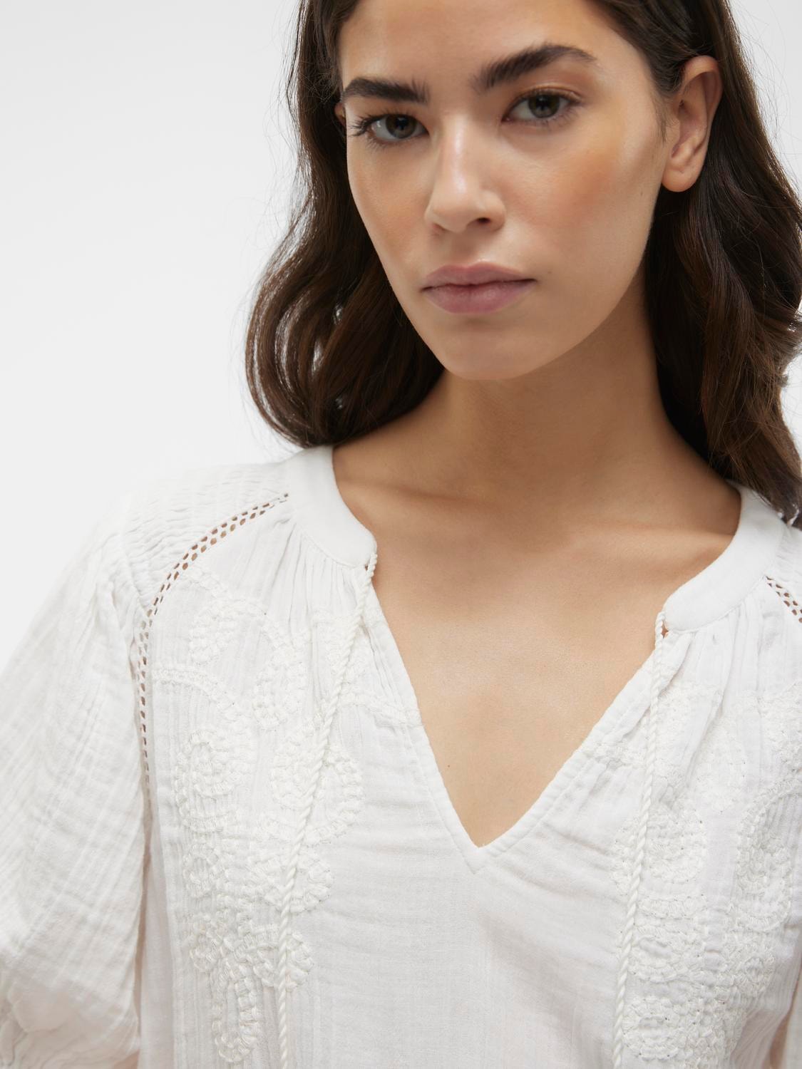 Vero Moda Tunikakleid »VMKISY 2/4 SLEEVE TUNIC WVN BTQ« Sommerkleid,