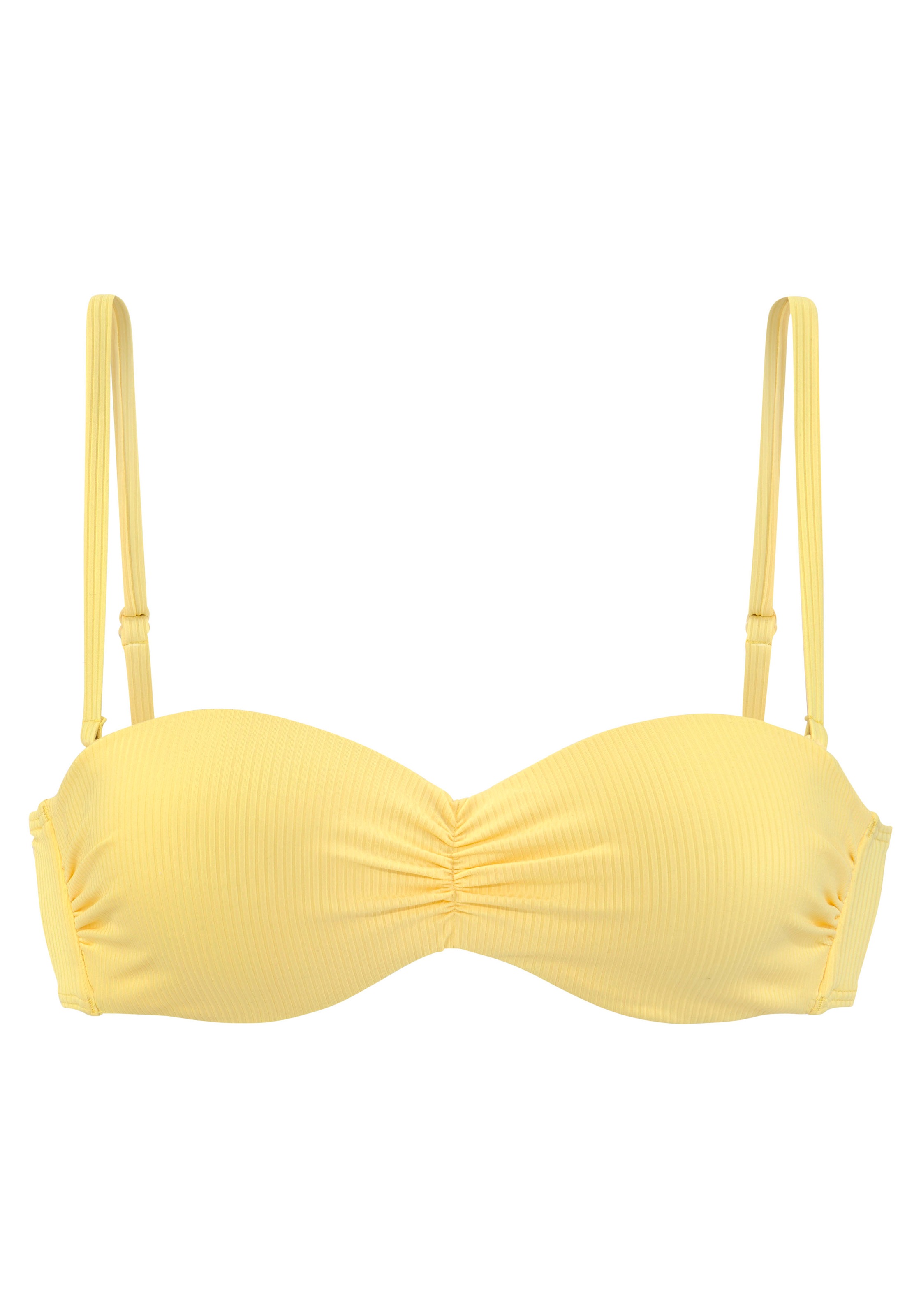 Venice Beach Bandeau-Bikini-Top "Lucky" aus gerippter Strukturware günstig online kaufen