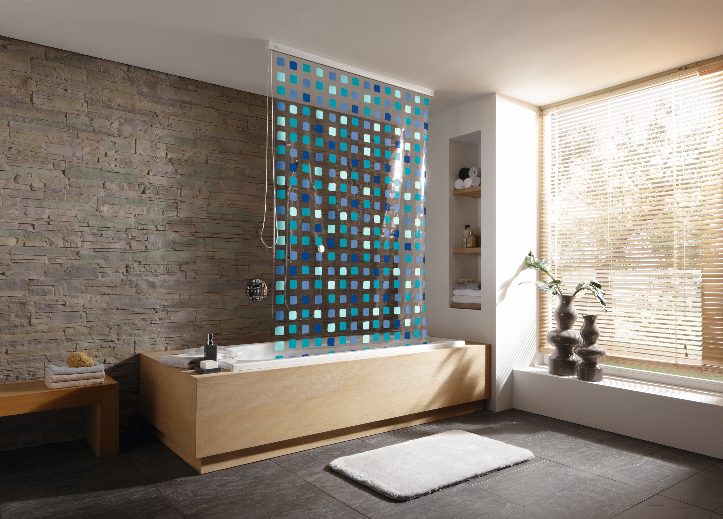 Kleine Wolke Duschrollo Breite 134 cm ausziehbar, 128 x 240 cm günstig online kaufen