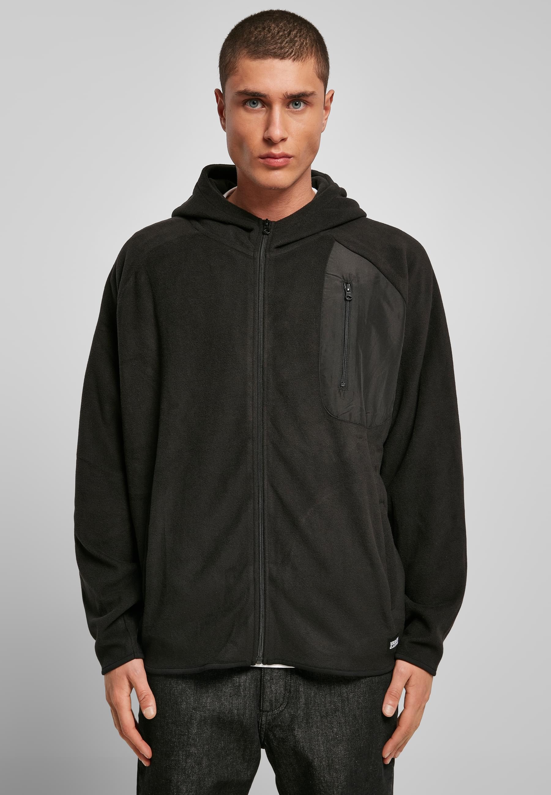 URBAN CLASSICS Sweatjacke »Urban Classics Herren Polar Fleece Zip Hoody«