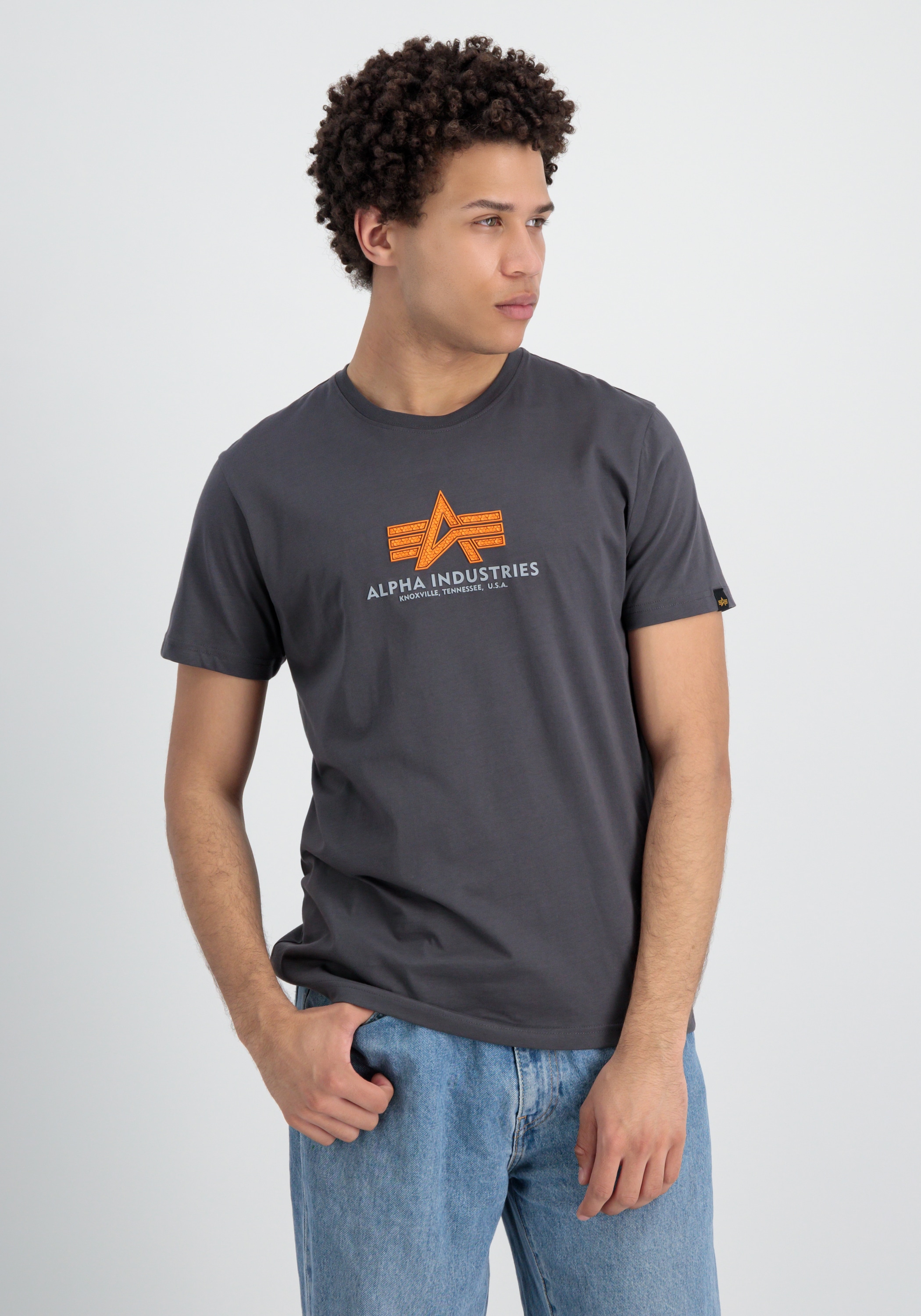 Alpha Industries T-Shirt "Alpha Industries Men - T-Shirts Basic T Rubber" günstig online kaufen