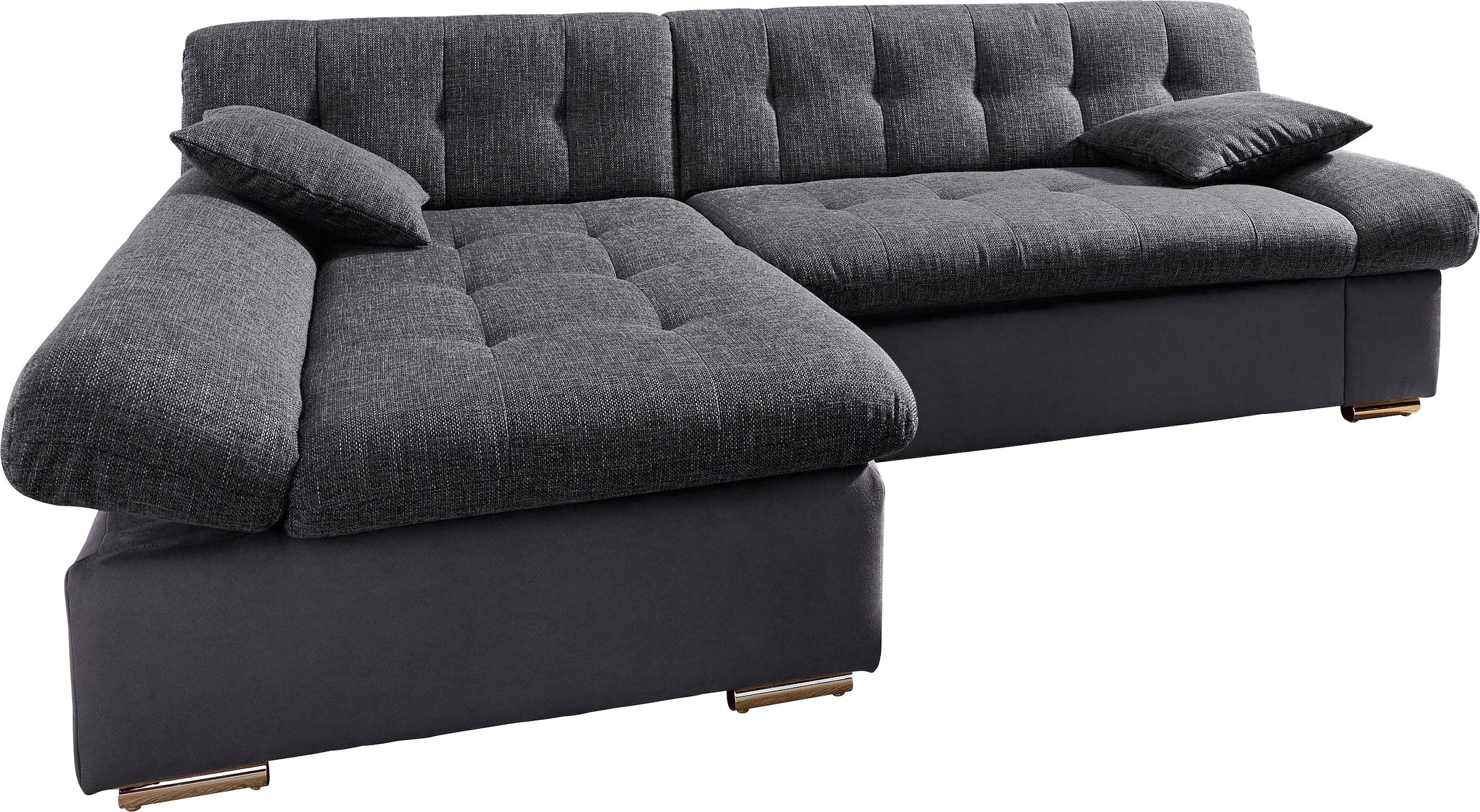 TRENDMANUFAKTUR Ecksofa »Reggae, modern und bequem, aktueller Materialmix, L-Form«,...