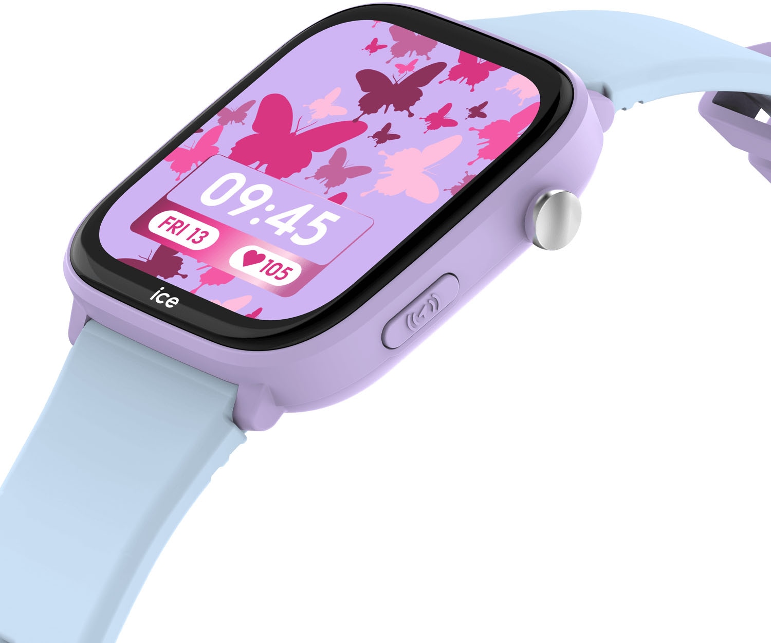 ice-watch Smartwatch »ICE smart junior 3.0 - Find My - 1.75«, Armbanduhr, Kinderuhr, Silikonarmband, Bluetooth, Geschenkidee,digital)