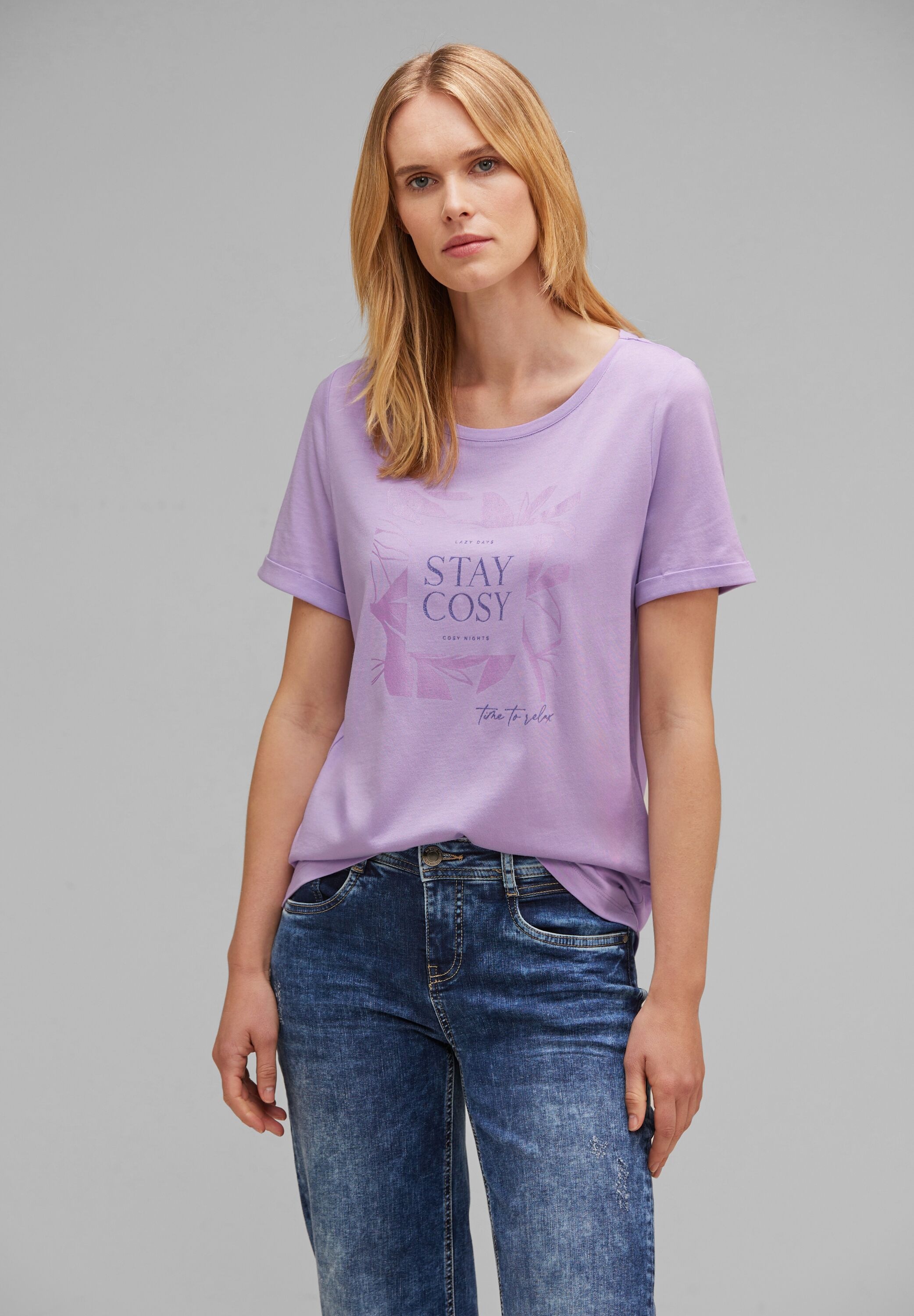 STREET ONE T-Shirt, Print bestellen BAUR mit und Wording 