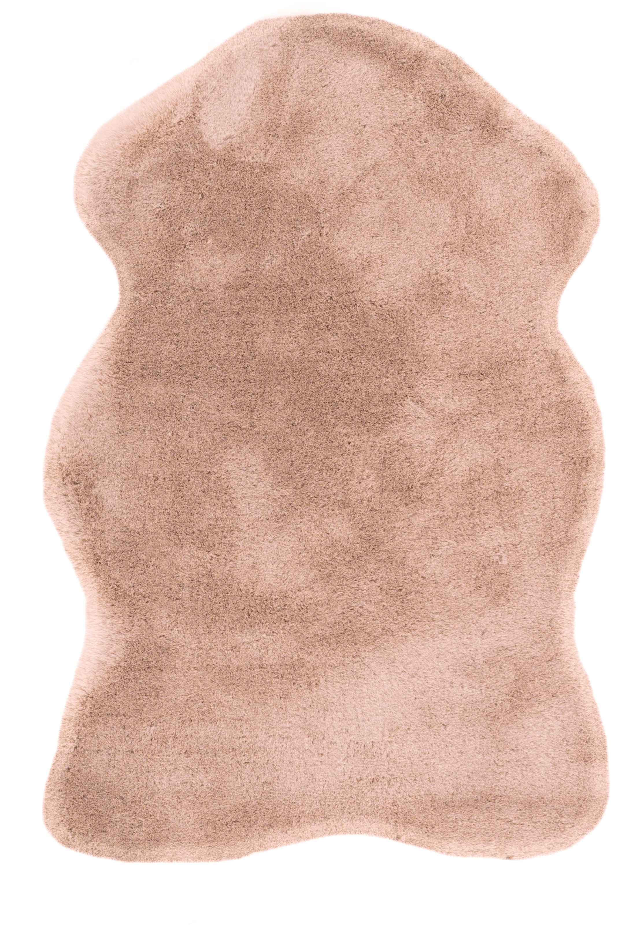 Padiro Fellteppich "Rabbit Light Sheepskin 825" fellförmig 23 mm Höhe weich günstig online kaufen