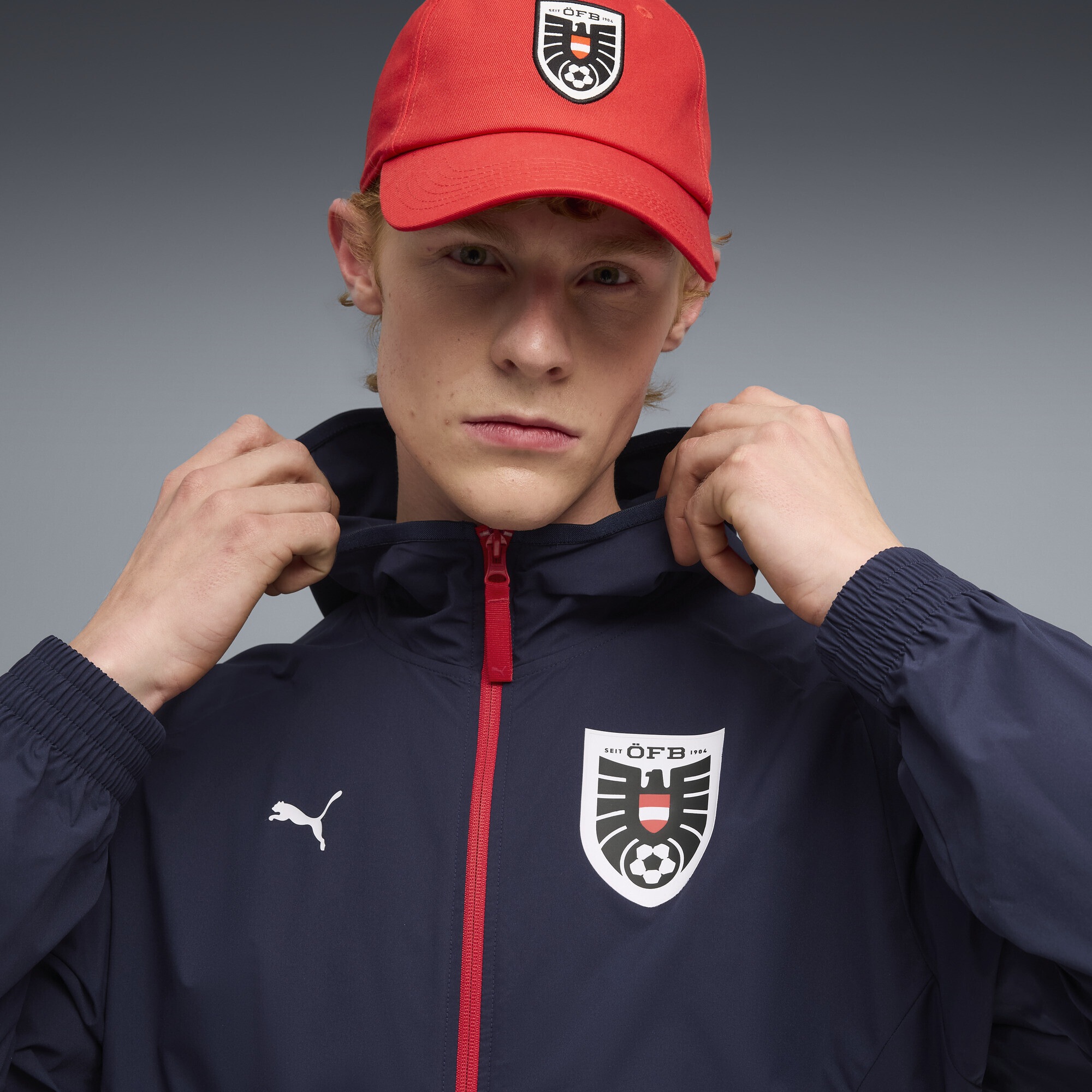 PUMA Trainingsjacke »Österreich PUMATECH Gewebte Jacke Herren«