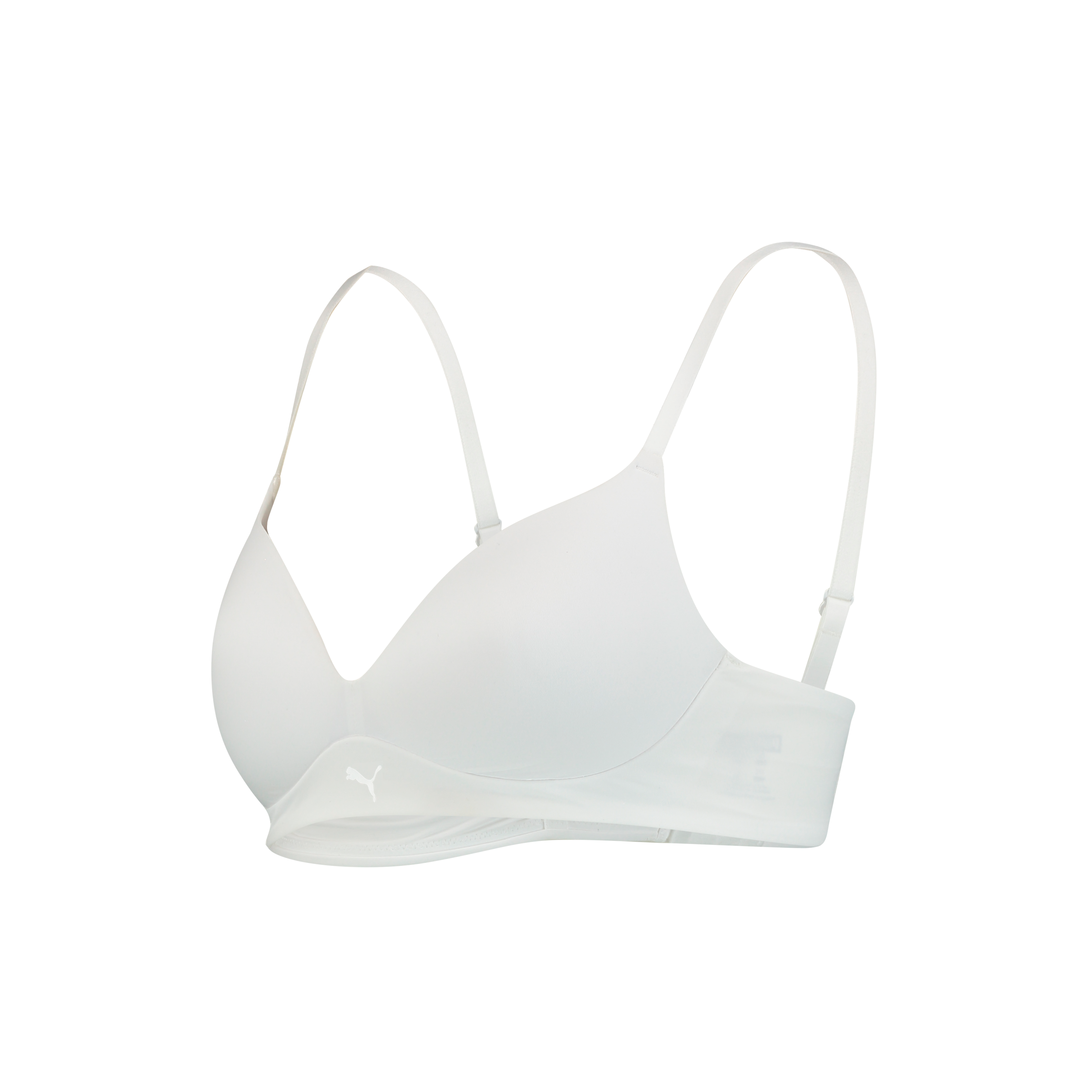PUMA Bügelloser BH »PUMA WOMEN SOFT PADDED BRA 1P«, Unterbrustband mit Logodruck