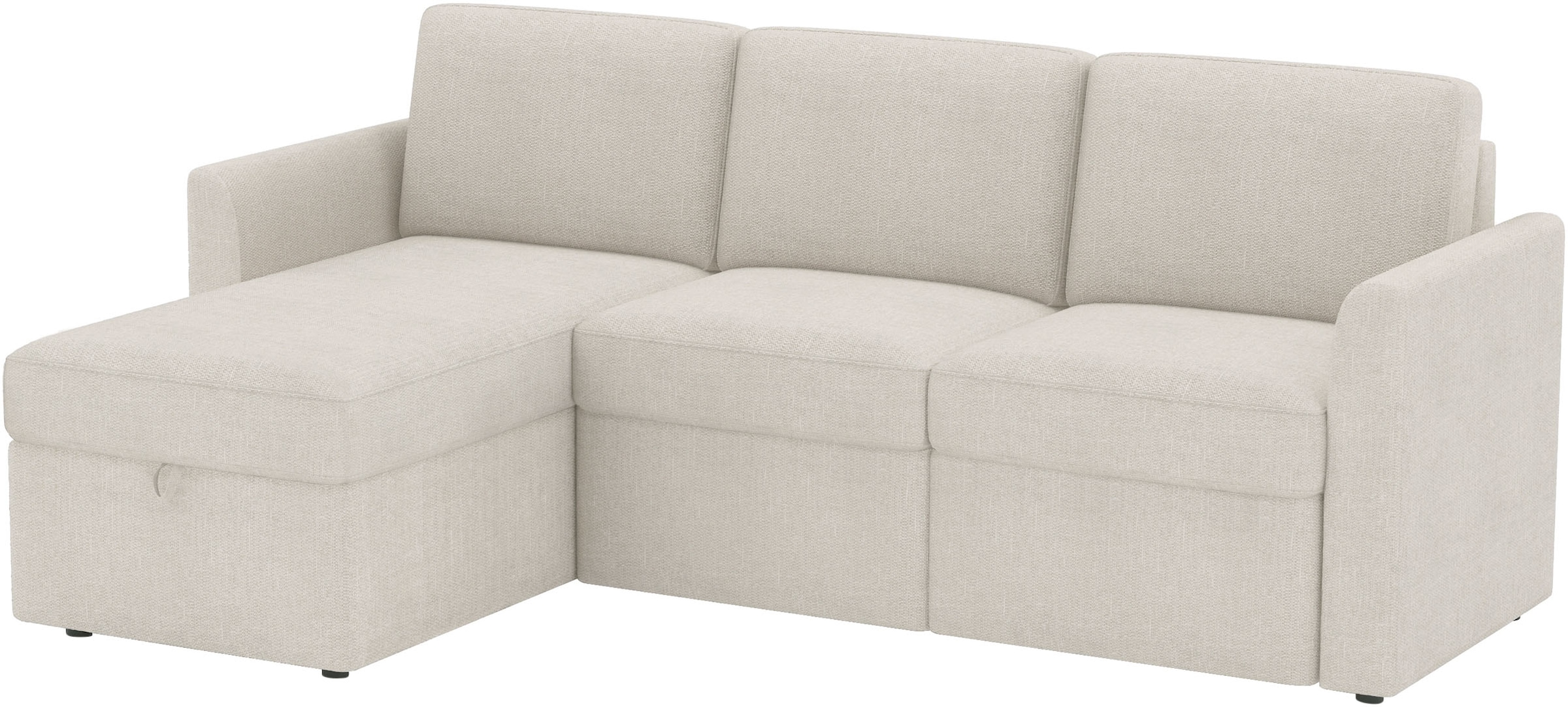 Dorel Home Ecksofa »NORDHUS, L-Form, 200 cm, Recamiere rechts/links montierbar« großer Stauraum, softer Cord und feiner Webstoff-Bezug