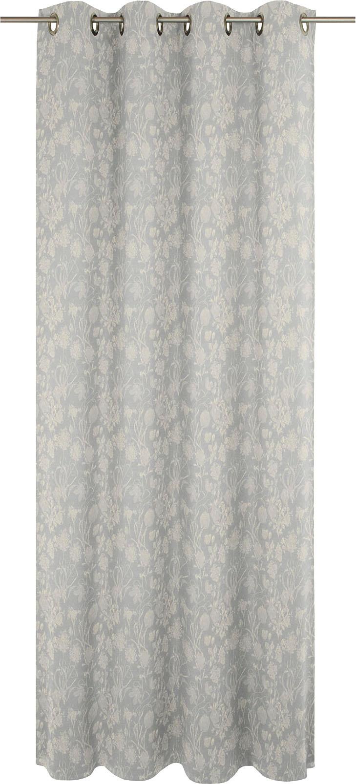 Adam Vorhang "Flower Cuvée Light" Ösen 1 Stk. tlg. aus 100% Bio-Baumwolle, günstig online kaufen