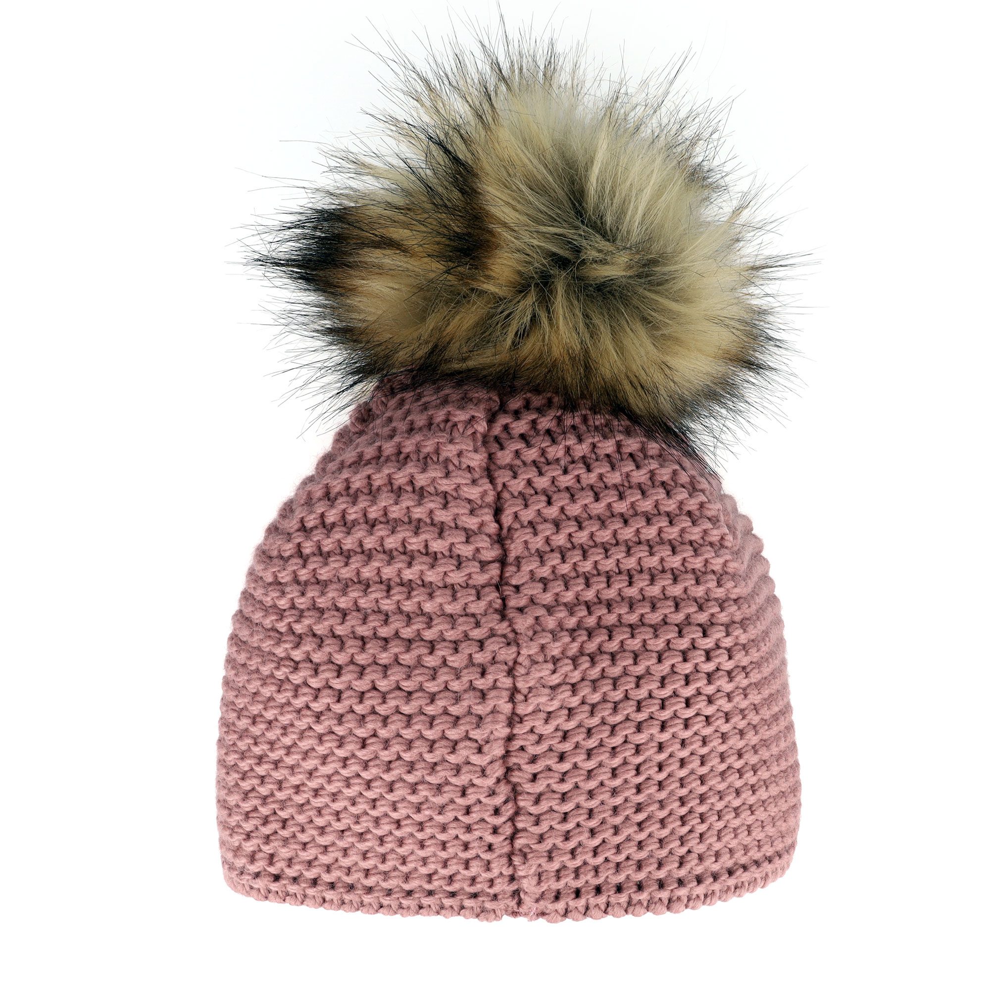 Thumbnail - CAPO Bommelmütze, Grobstrick, unifarben, gefüttert