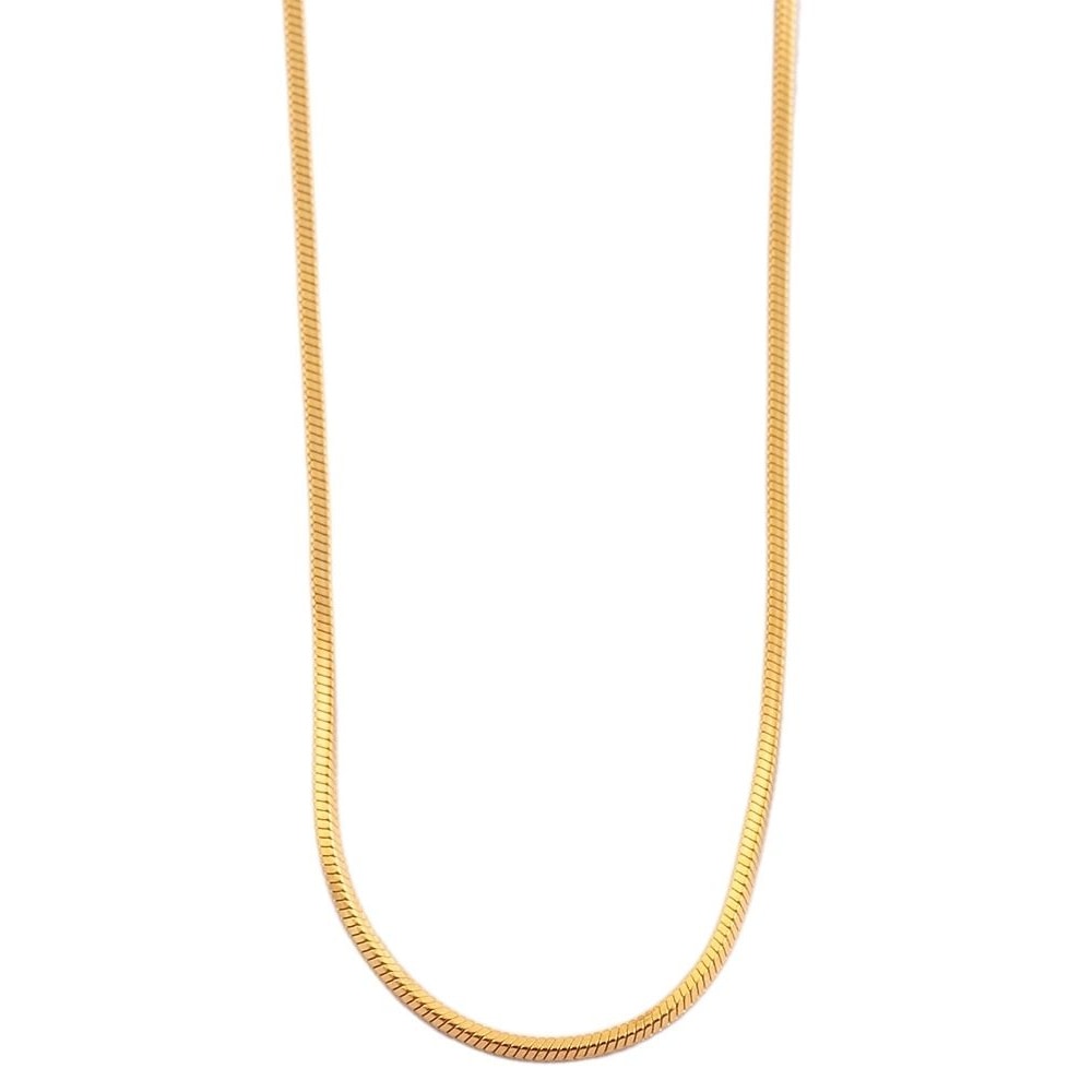 Adelia´s Kette ohne Anhänger »Damen Halskette – Schlangenkette aus Edelstahl 50 cm« Perfekt zum Verschenken an besondere Menschen